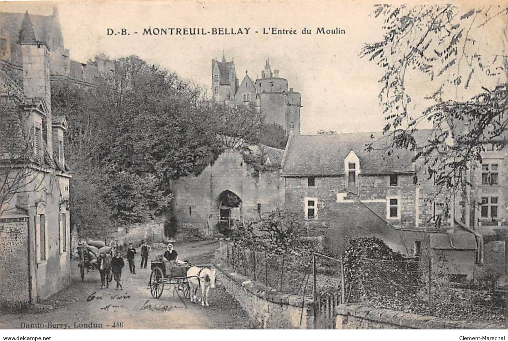 MONTREUIL BELLAY - L'entrée Du Moulin - Très Bon état - Montreuil Bellay
