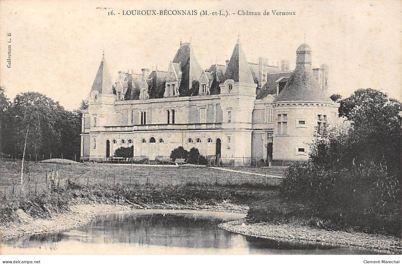 LOUROUX BECONNAIS - Château De Vernoux - Très Bon état - Le Louroux Beconnais
