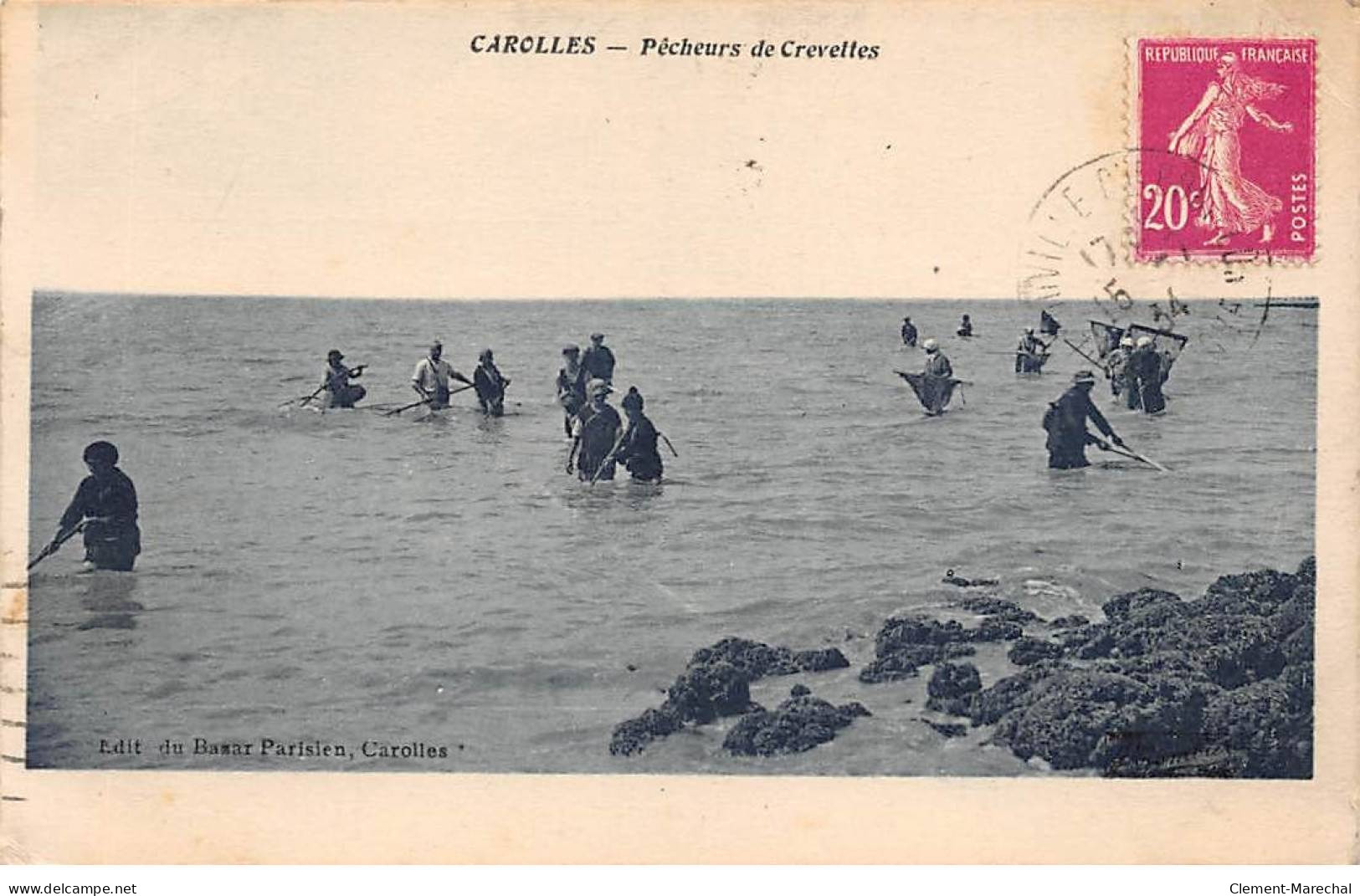 CAROLLES - Pêcheurs De Crevettes - Très Bon état - Autres & Non Classés