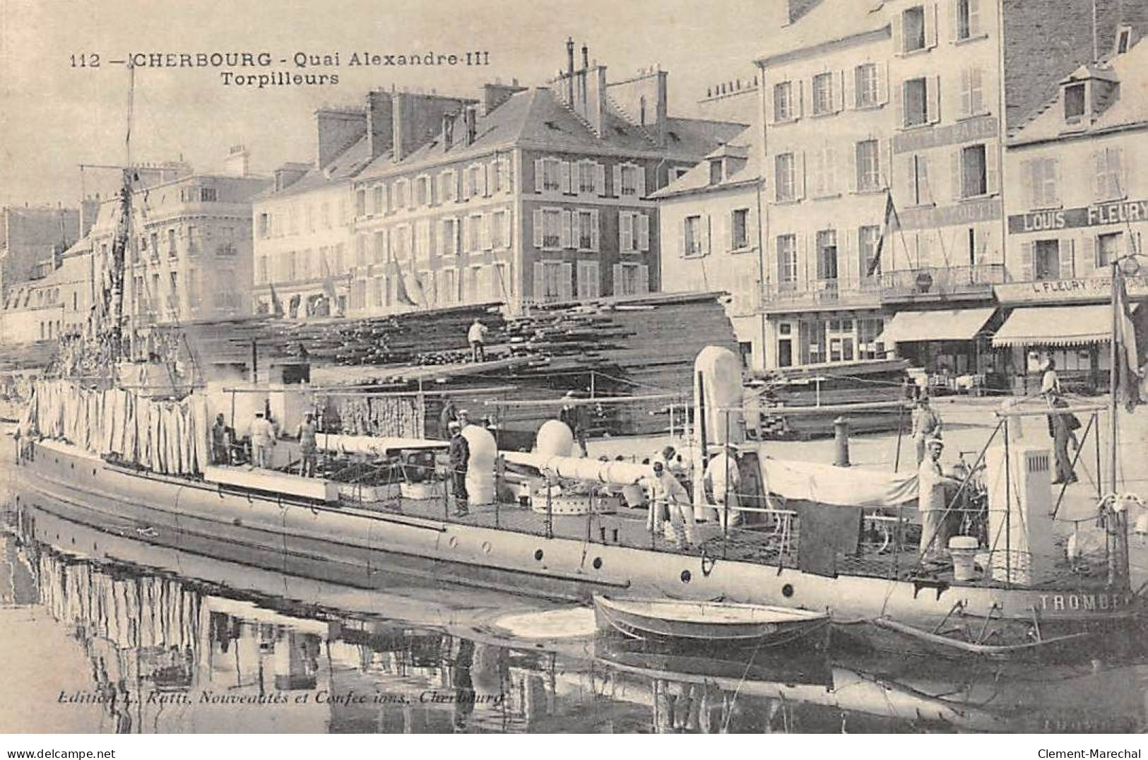 CHERBOURG - Quai Alexandre III - Tropilleurs - Très Bon état - Cherbourg