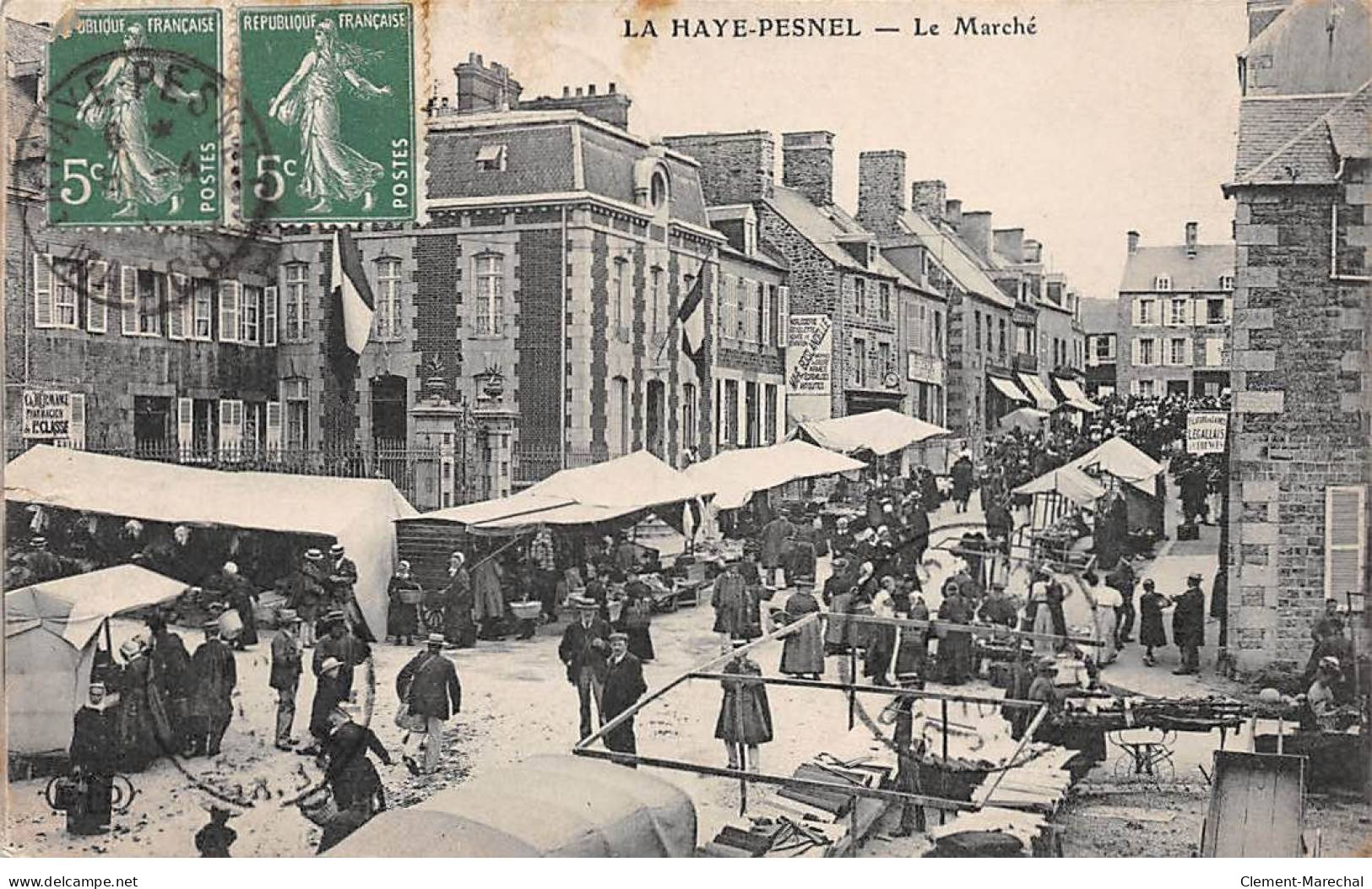 LA HAYE PESNEL - Le Marché - Très Bon état - Autres & Non Classés