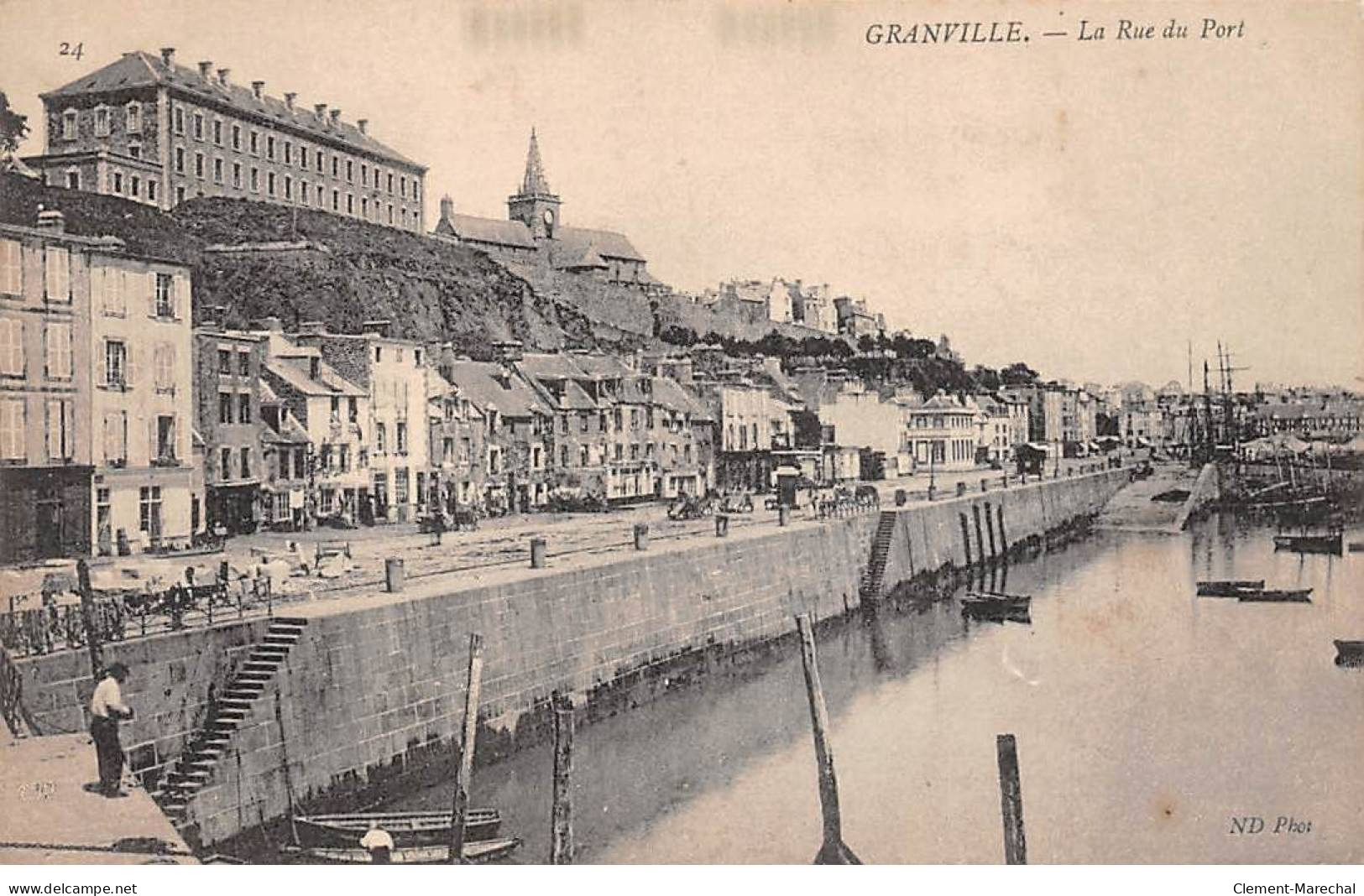 GRANVILLE - La Rue Du Port - Très Bon état - Granville