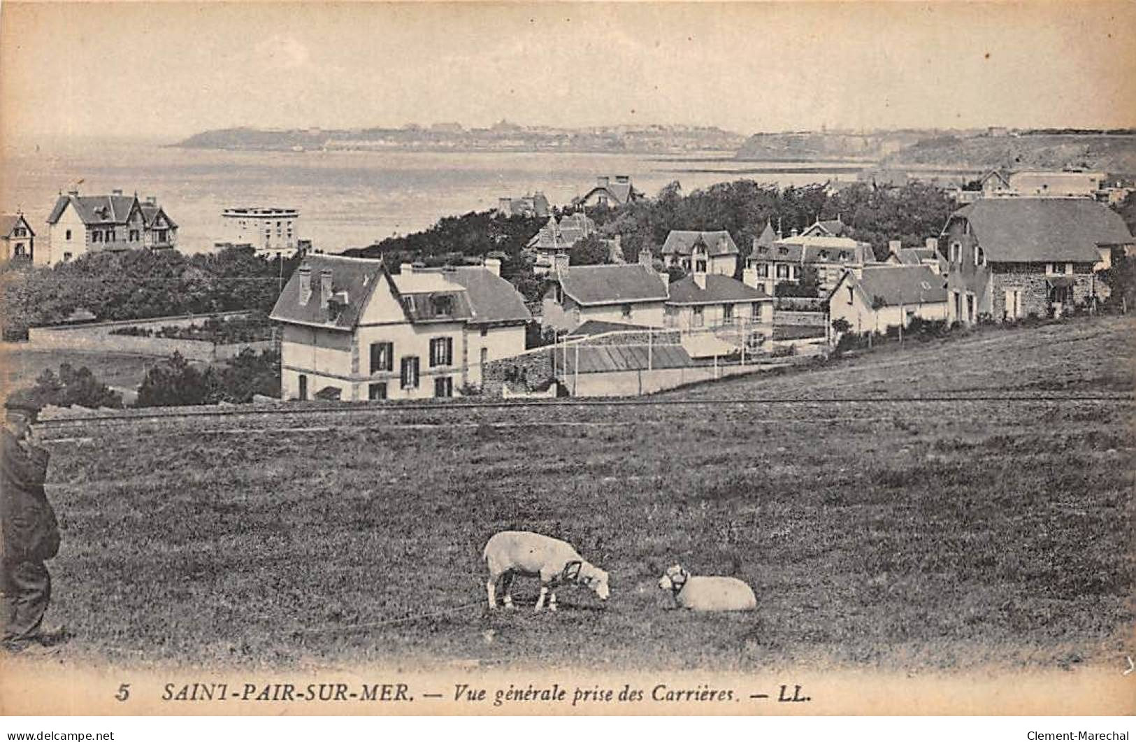 SAINT PAIR SUR MER - Vue Générale Prise Des Carrières - Très Bon état - Saint Pair Sur Mer