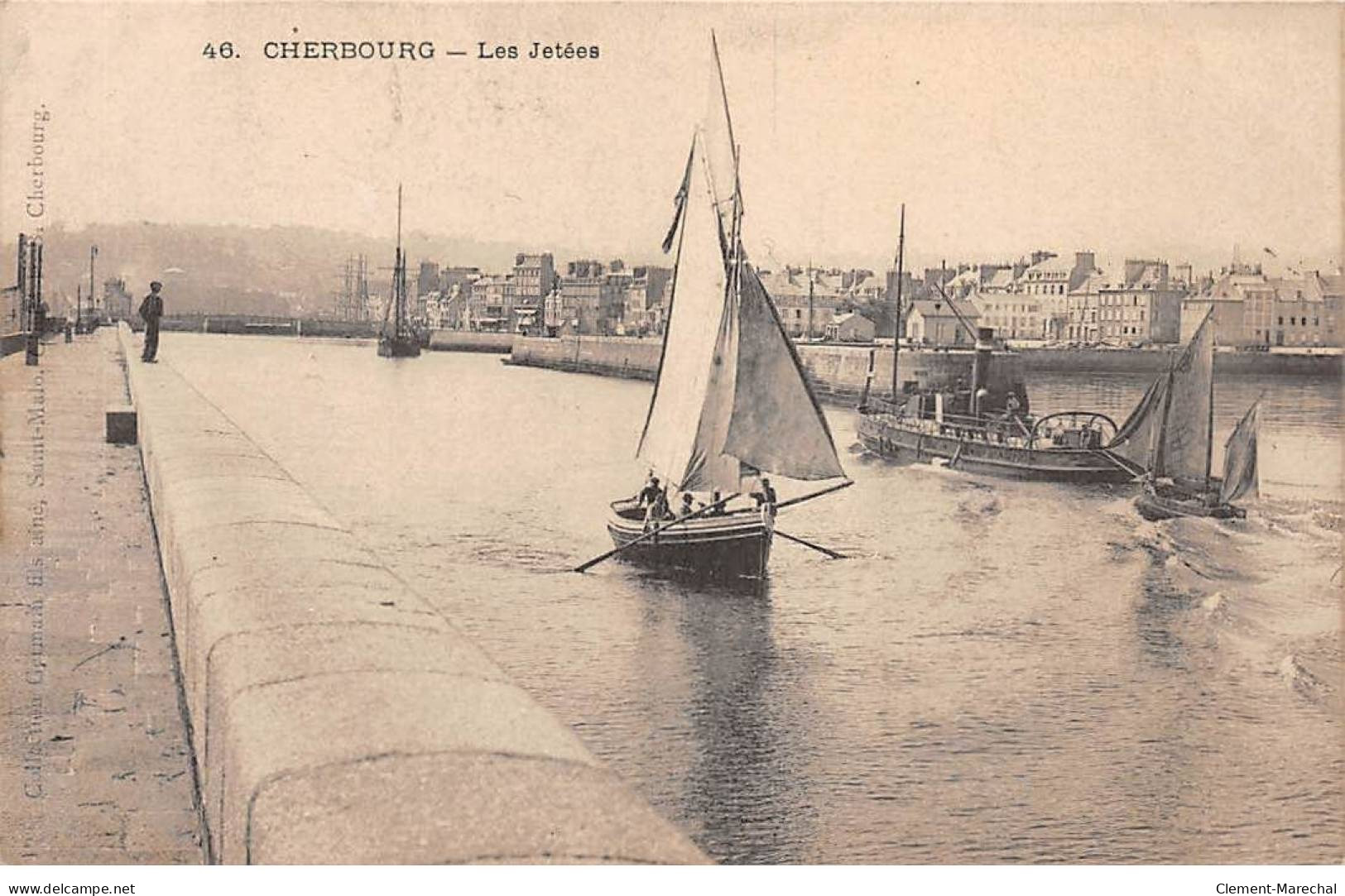 CHERBOURG - Les Jetées - Très Bon état - Cherbourg