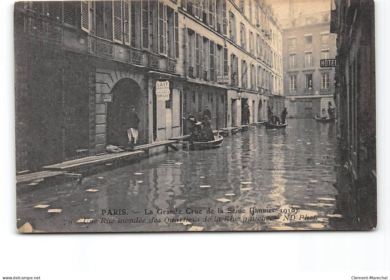 PARIS - La Grande Crue De La Seine - Janvier 1910 - Quartiers De La Rive Gauche - Très Bon état - Überschwemmung 1910