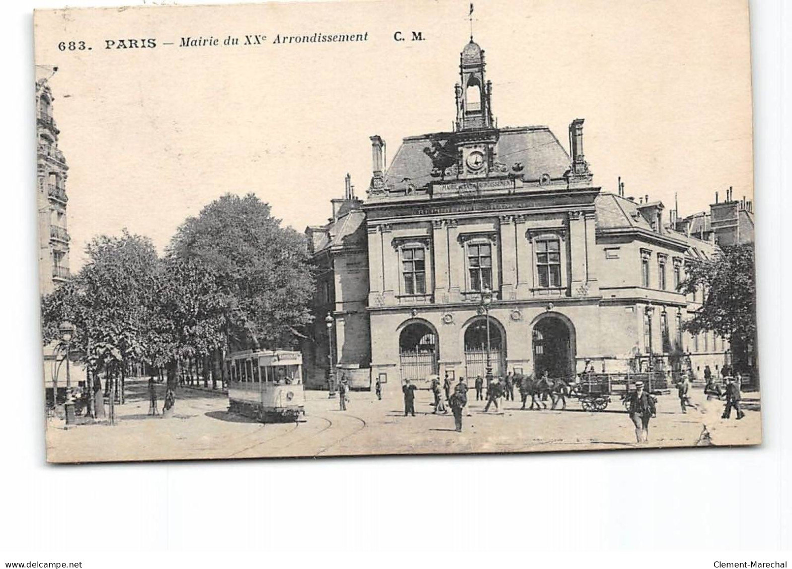 PARIS - Mairie Du XXe Arrondissement - Très Bon état - District 20