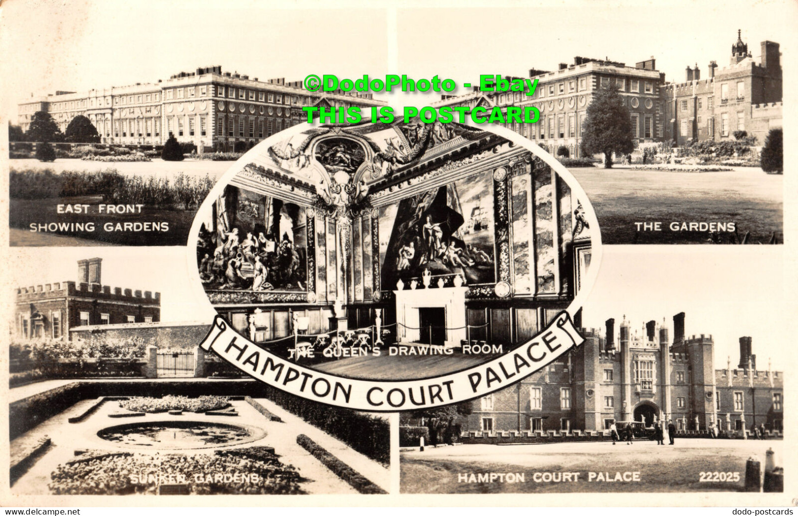 R453742 Hampton Court Palace. 222025. Valentine And Sons. RP. 1957 - Mundo
