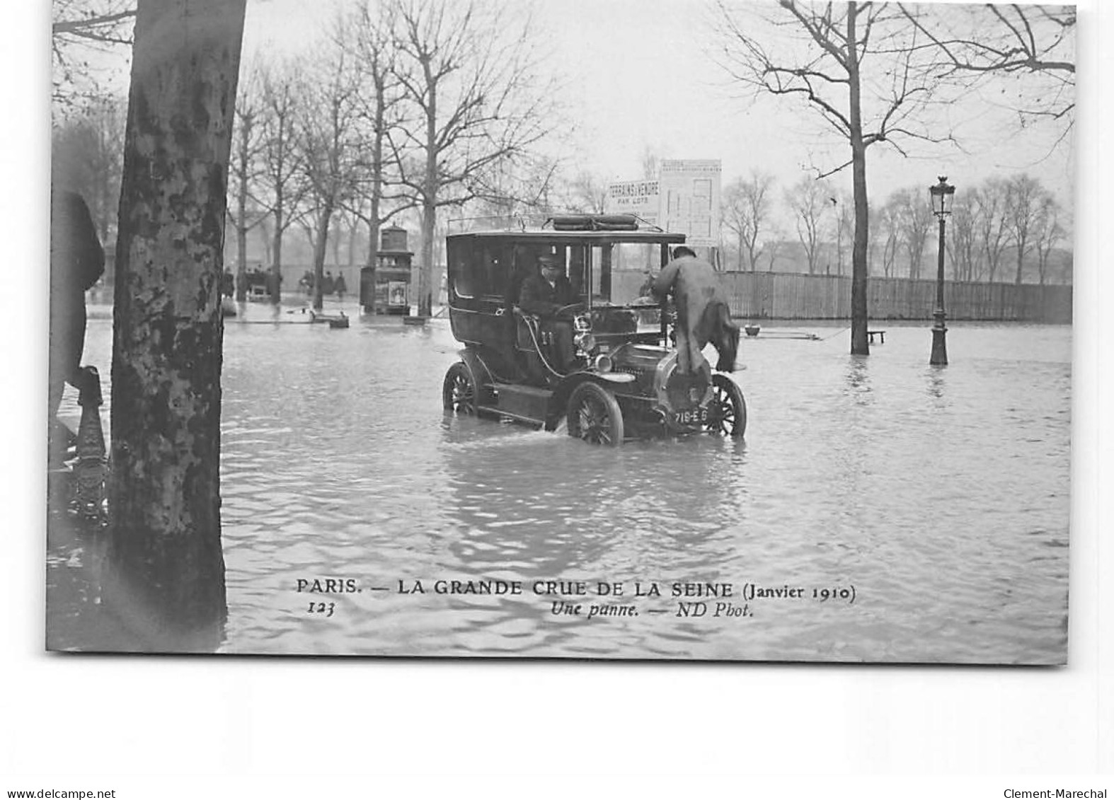 PARIS - La Grande Crue De La Seine - Janvier 1910 - Une Panne - Très Bon état - Inondations De 1910
