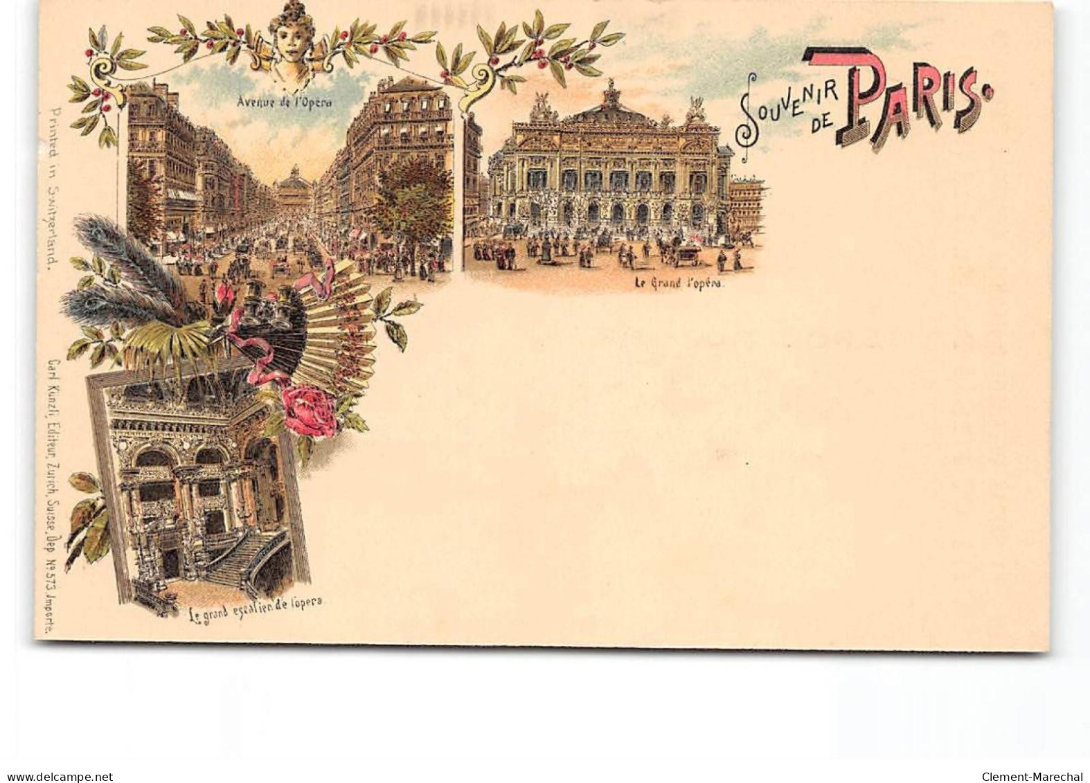 Souvenir De PARIS - Opéra - Très Bon état - Autres Monuments, édifices