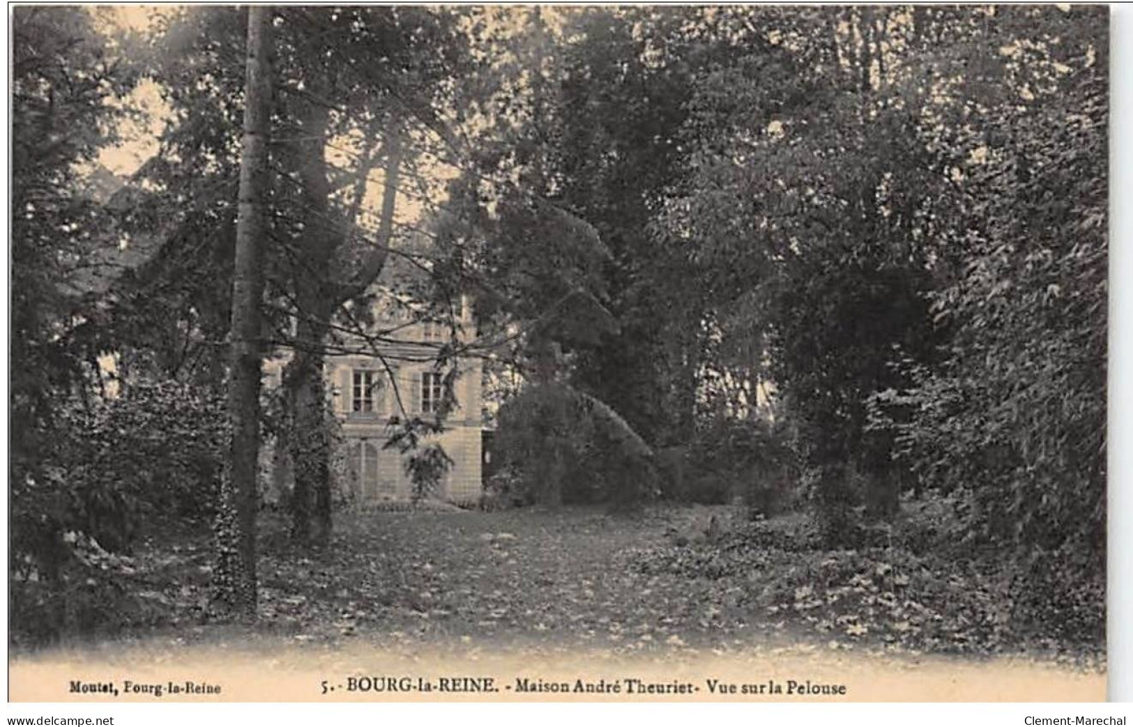 BOURG LA REINE : Maison D'André-Theuriet, Vue Sur La Pelouse - Très Bon état - Bourg La Reine