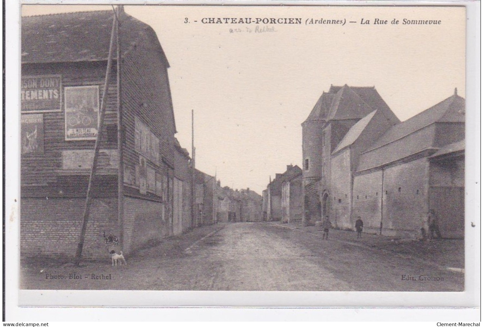 CHATEAU-PORCIEN : La Rue De Sommevue - Tres Bon Etat - Chateau Porcien
