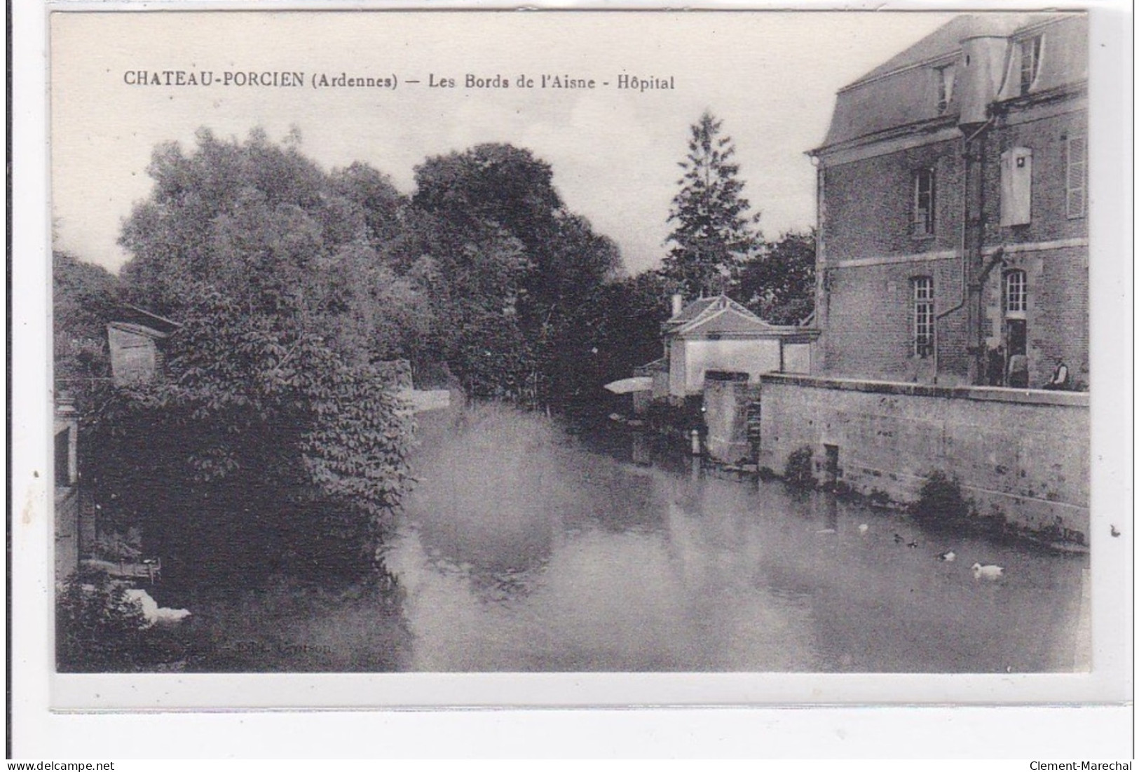 CHATEAU-PORCIEN : Les Bords De L'aisne, Hopital - Tres Bon Etat - Autres & Non Classés