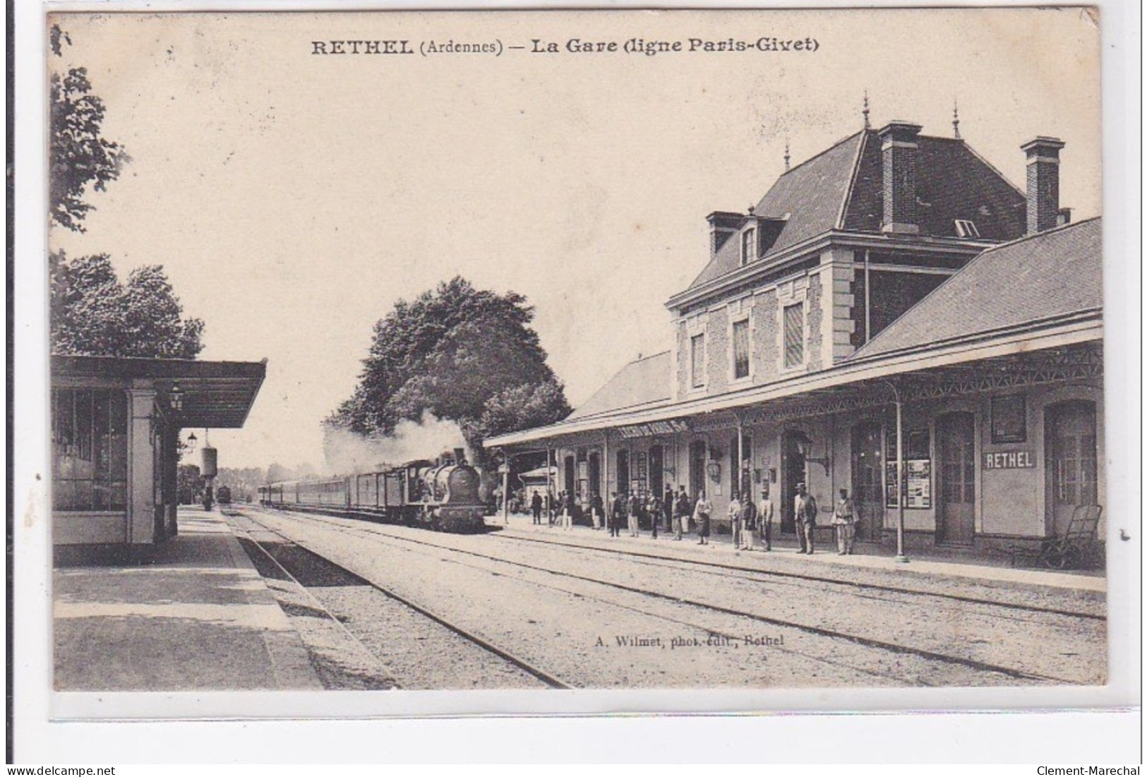 RETHEL : La Gare (ligne Paris-givet) - Tres Bon Etat - Rethel