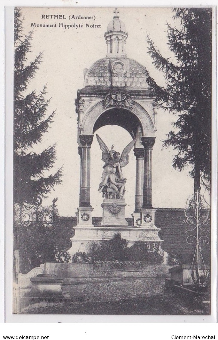 RETHEL : Monument Hippolyte Noiret - Tres Bon Etat - Rethel