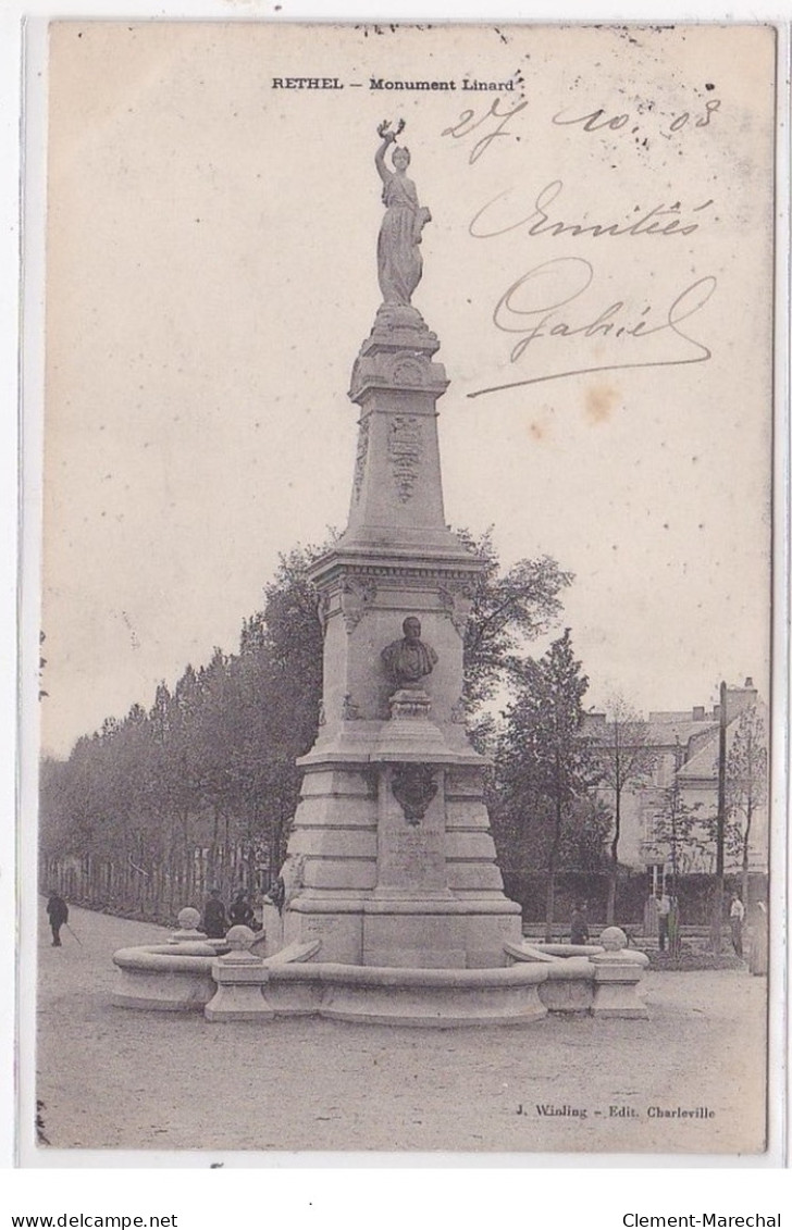 RETHEL : Monument Linard - Tres Bon Etat - Rethel