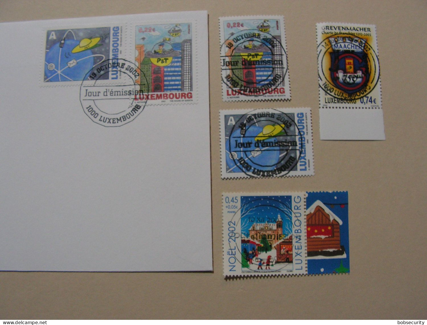 Luxemburg 2002  Lot - Used Stamps