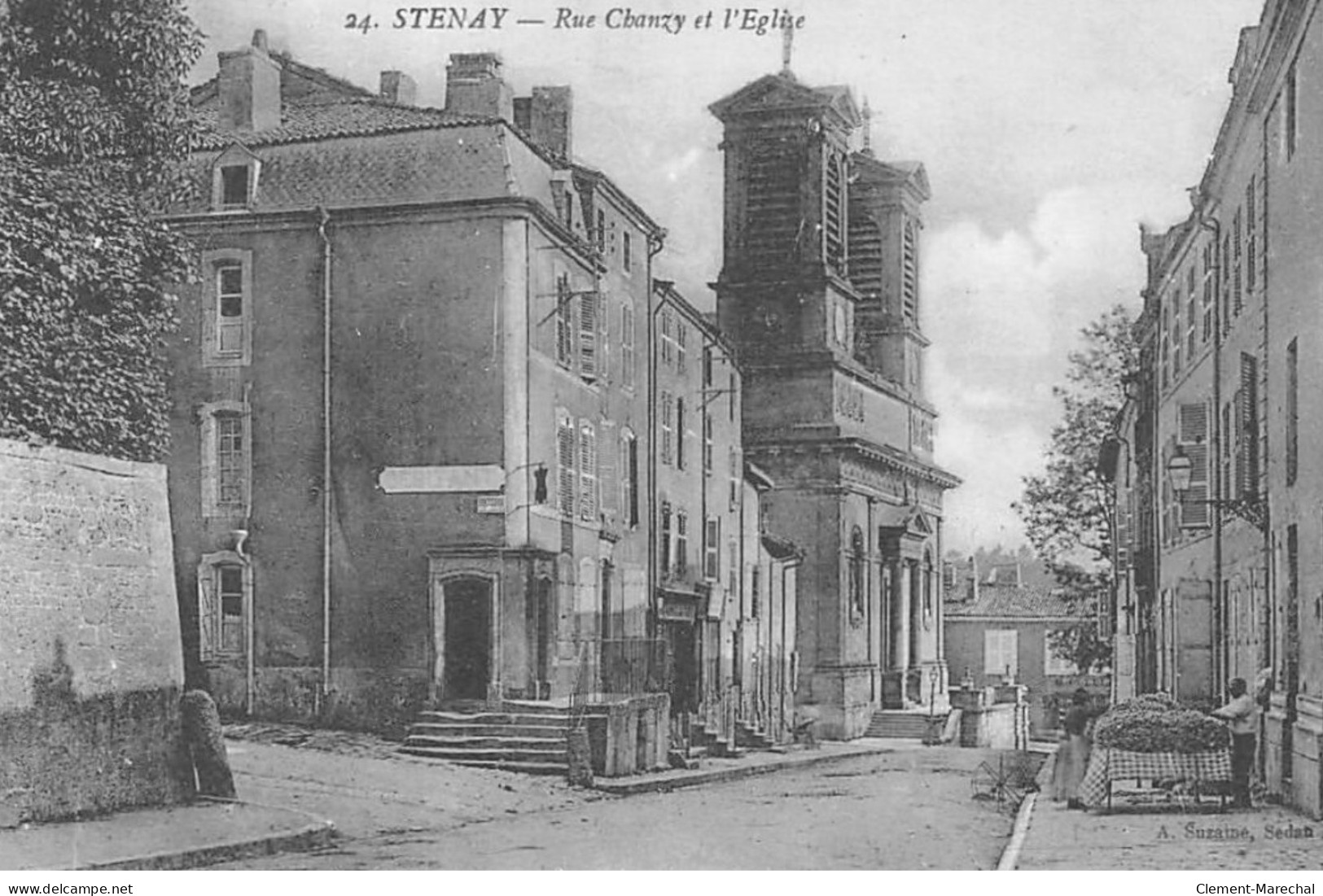 STENAY : Rue Chanzy Et L'eglise - Tres Bon Etat - Stenay