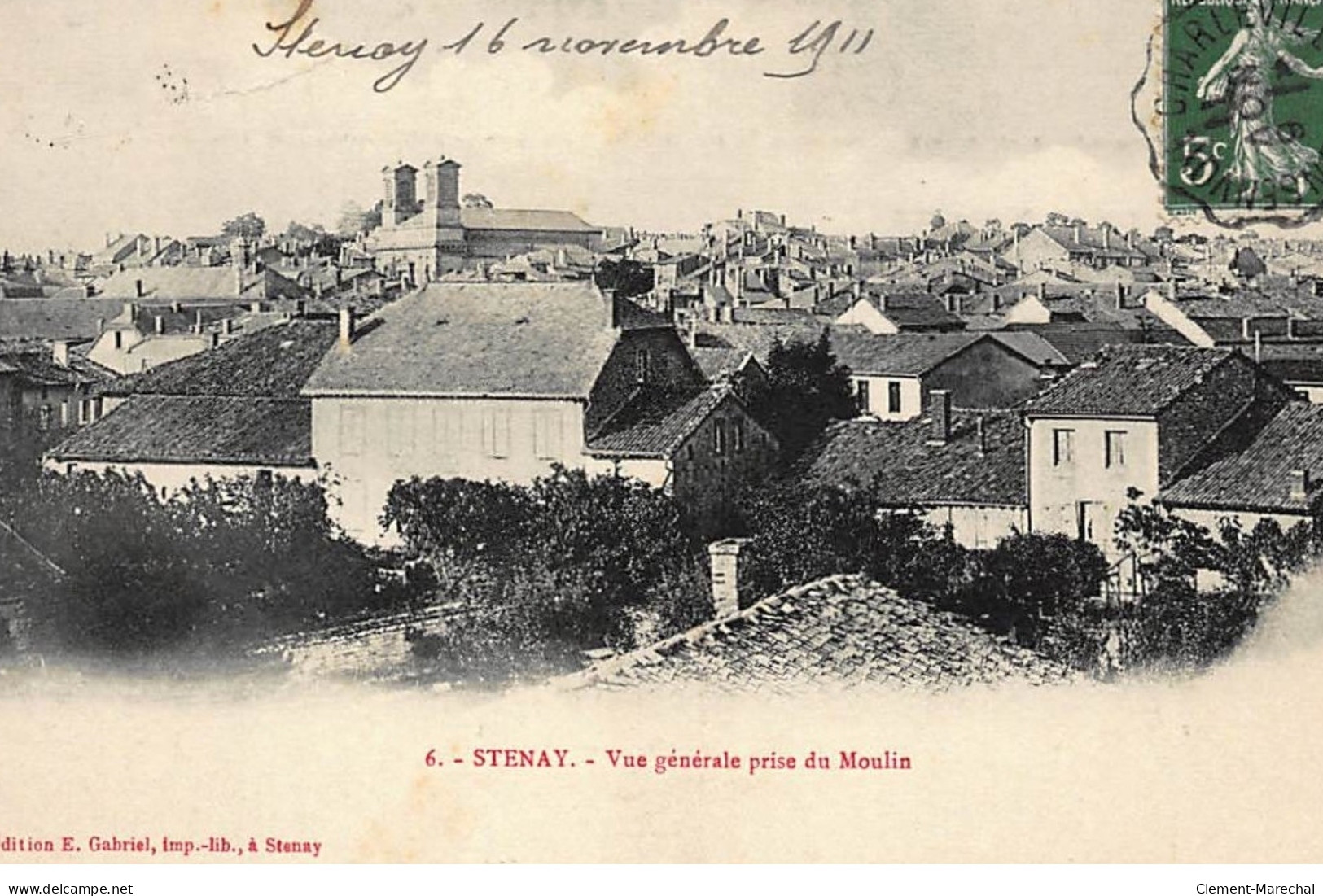 STENAY : Vue Generale Prise Du Moulin - Tres Bon Etat - Stenay