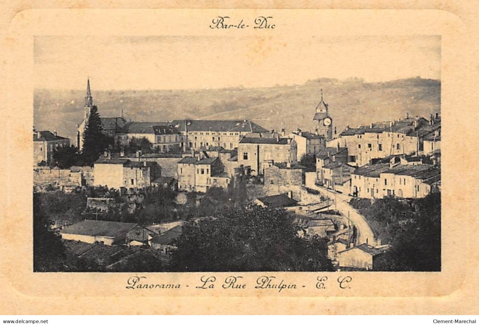 BAR-le-DUC : Panorama La Rue Phulpin - Tres Bon Etat - Bar Le Duc