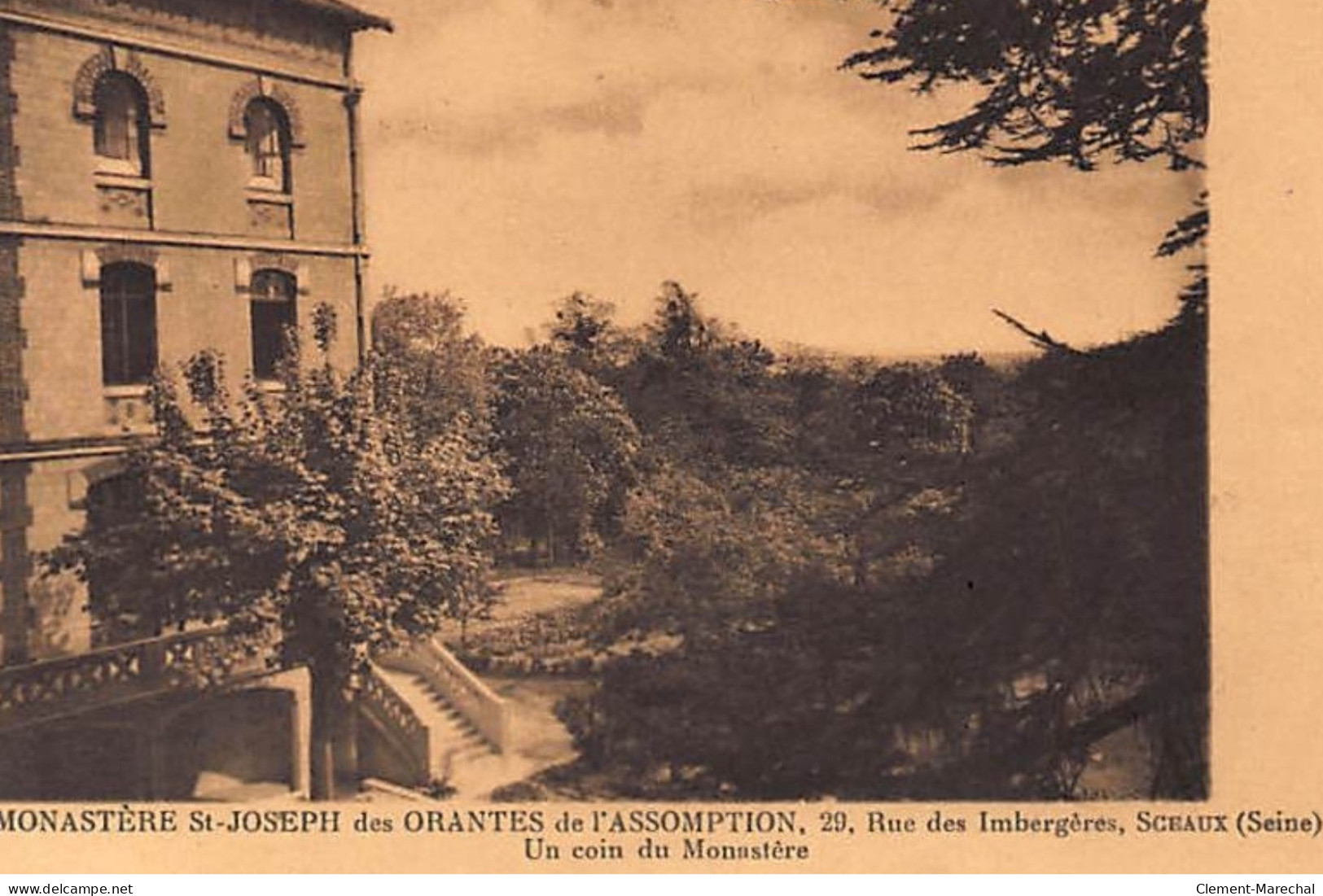 SCEAUX : Monastère St-Joseph Des Orantes De L'Assomption, Un Coin Du Monastère - Très Bon état - Sceaux