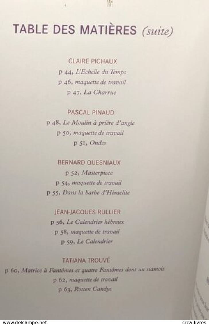 Tenture 2001 - Exposition Musée Départemental De La Tapisserie Aubusson... 29 Octobre 2005-5 Mars 2006 - Kunst