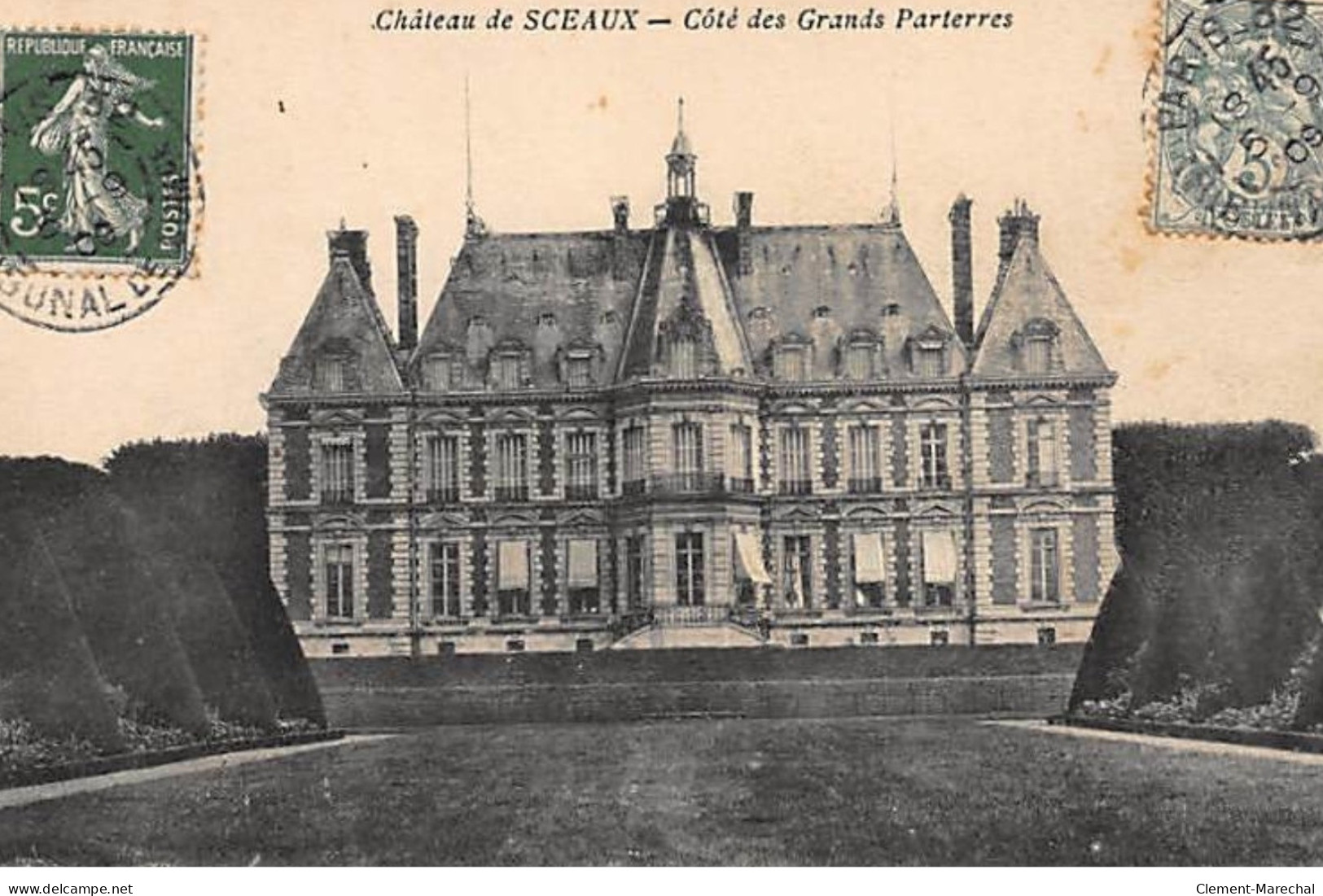 SCEAUX : Le Château, Côté Des Grands Parterres - Très Bon état - Sceaux