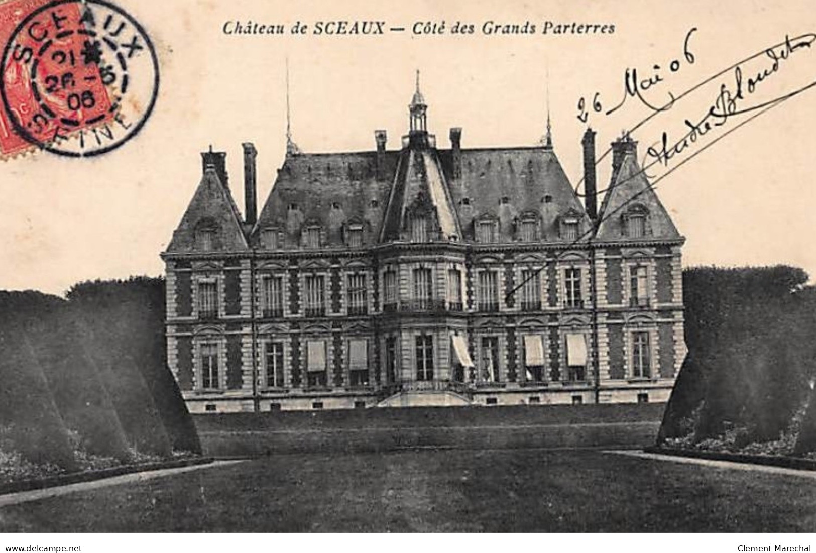 SCEAUX : Château De Sceaux, Côté Des Grands Parterres - Très Bon état - Sceaux