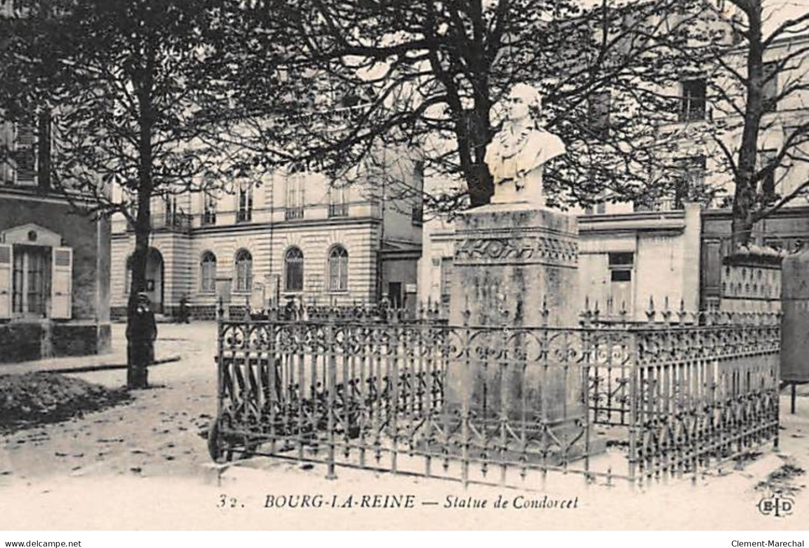 BOURG LA REINE : Statue De Condorcet - Très Bon état - Bourg La Reine