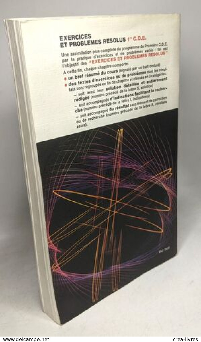 Mathématique : 376 Exercices Et Problèmes Résolus 1   C D E (Collection Queysanne-Revuz) - Non Classés