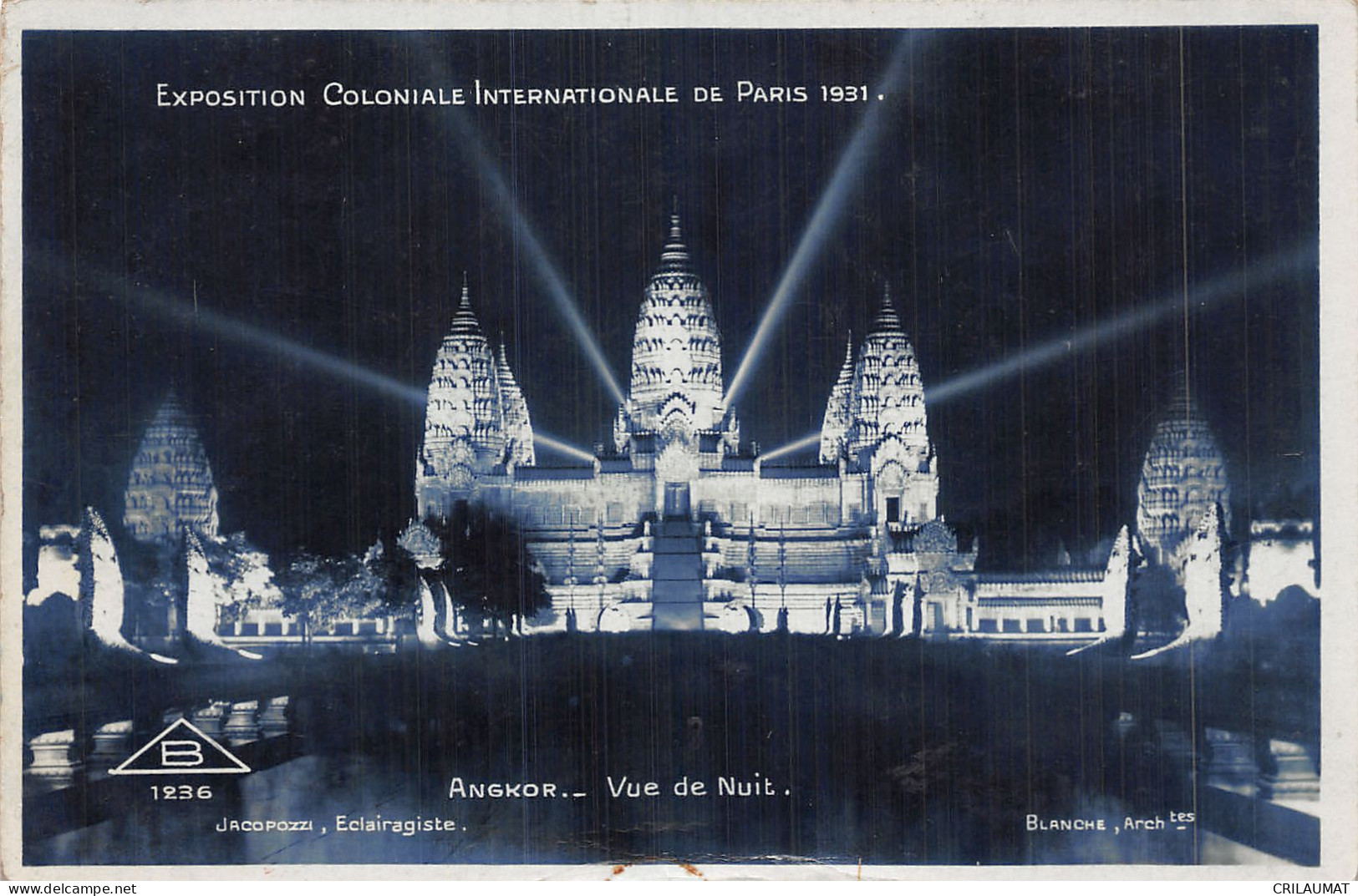 75-PARIS EXPOSITION COLONIALE INTERNATIONALE 1931 ANGKOR-N°5148-C/0185 - Exhibitions