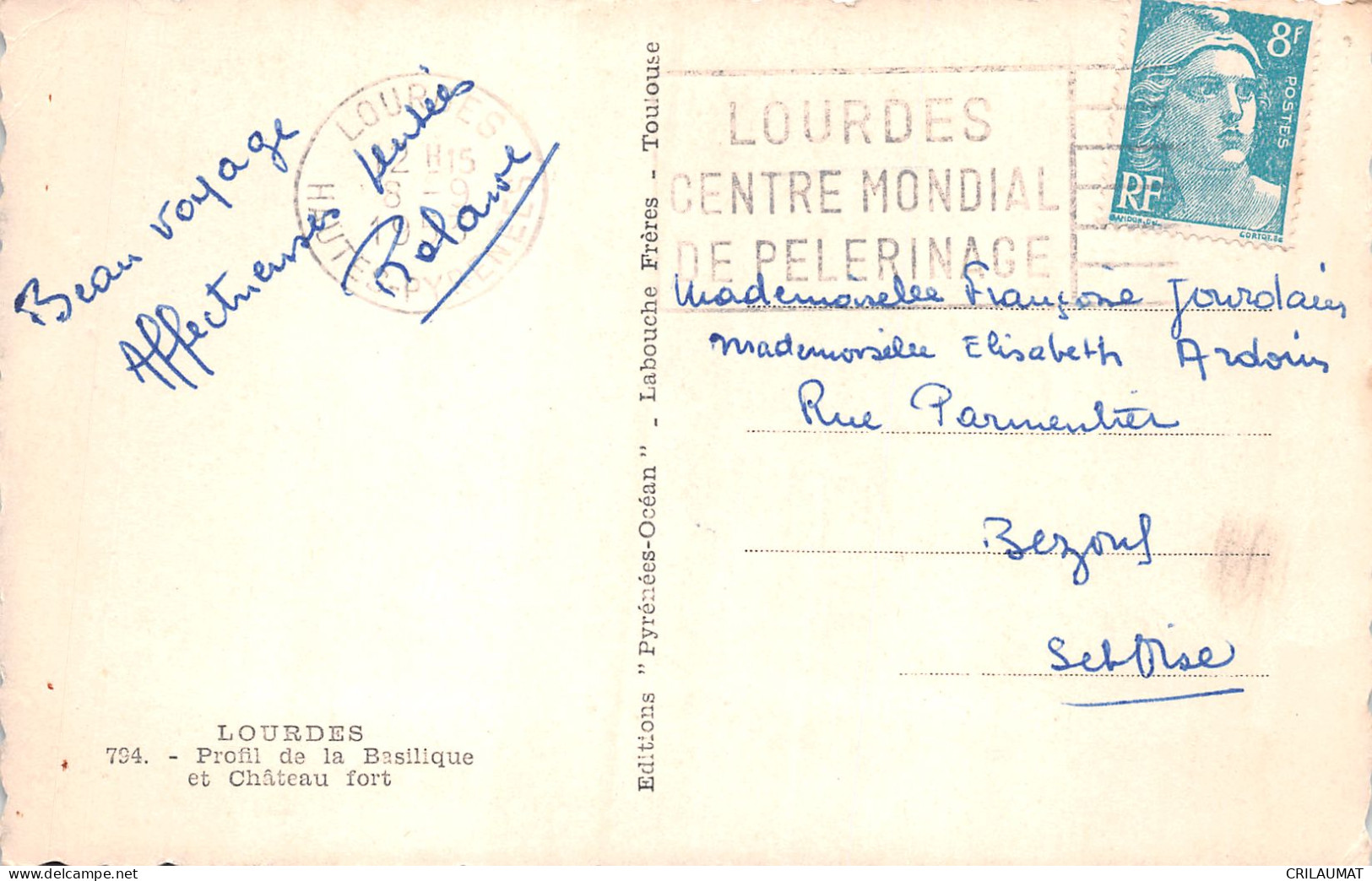 65-LOURDES-N°5148-C/0057 - Lourdes