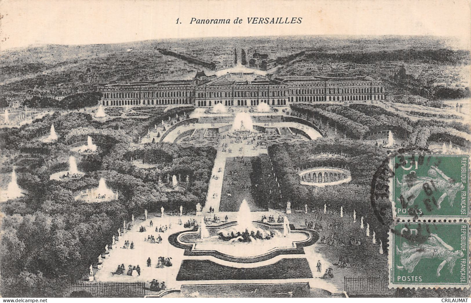 78-VERSAILLES LE PANORAMA-N°5148-B/0397 - Versailles (Château)