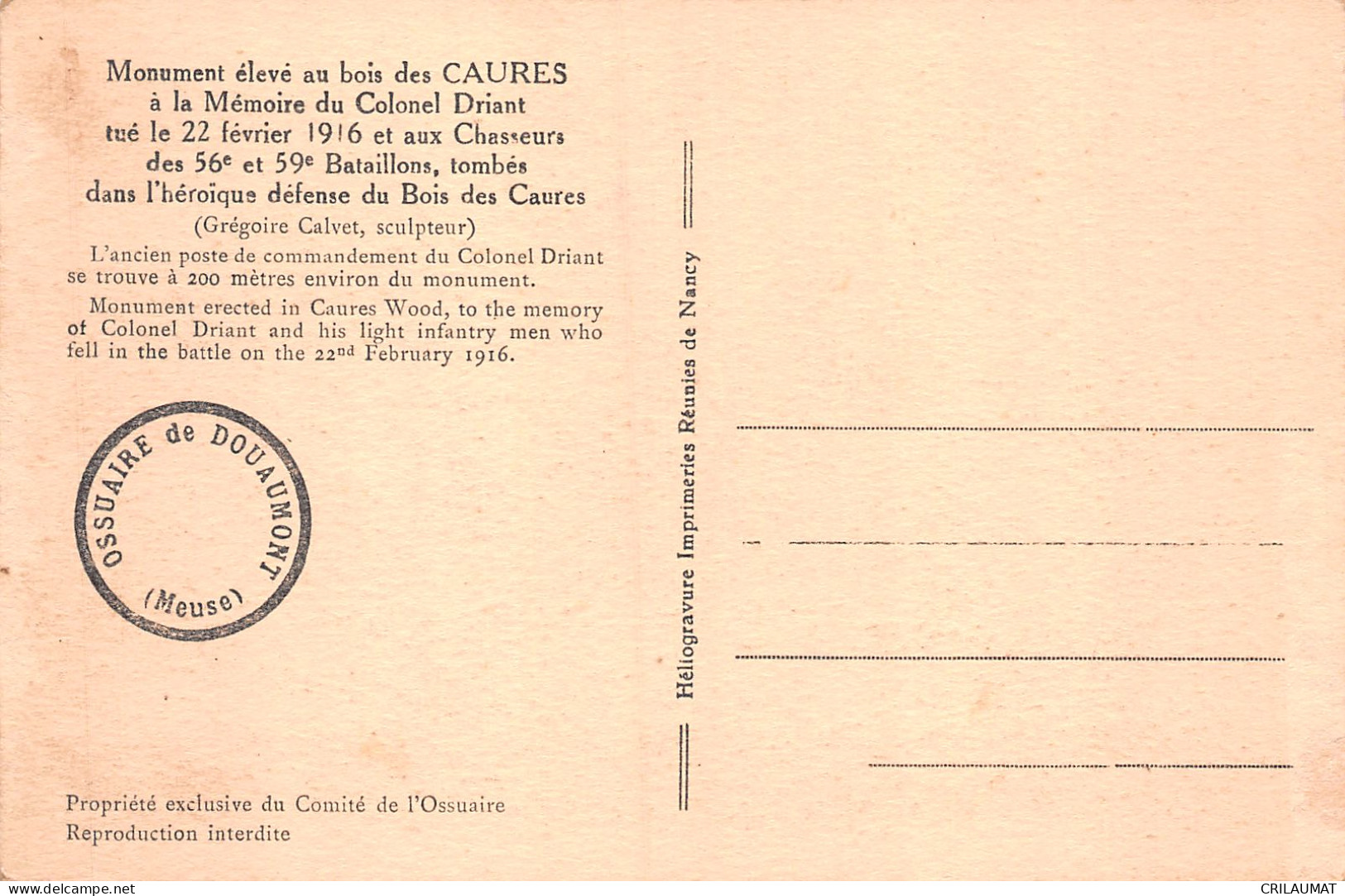 55-DOUAUMONT L OSSUAIRE-N°5148-A/0301 - Douaumont