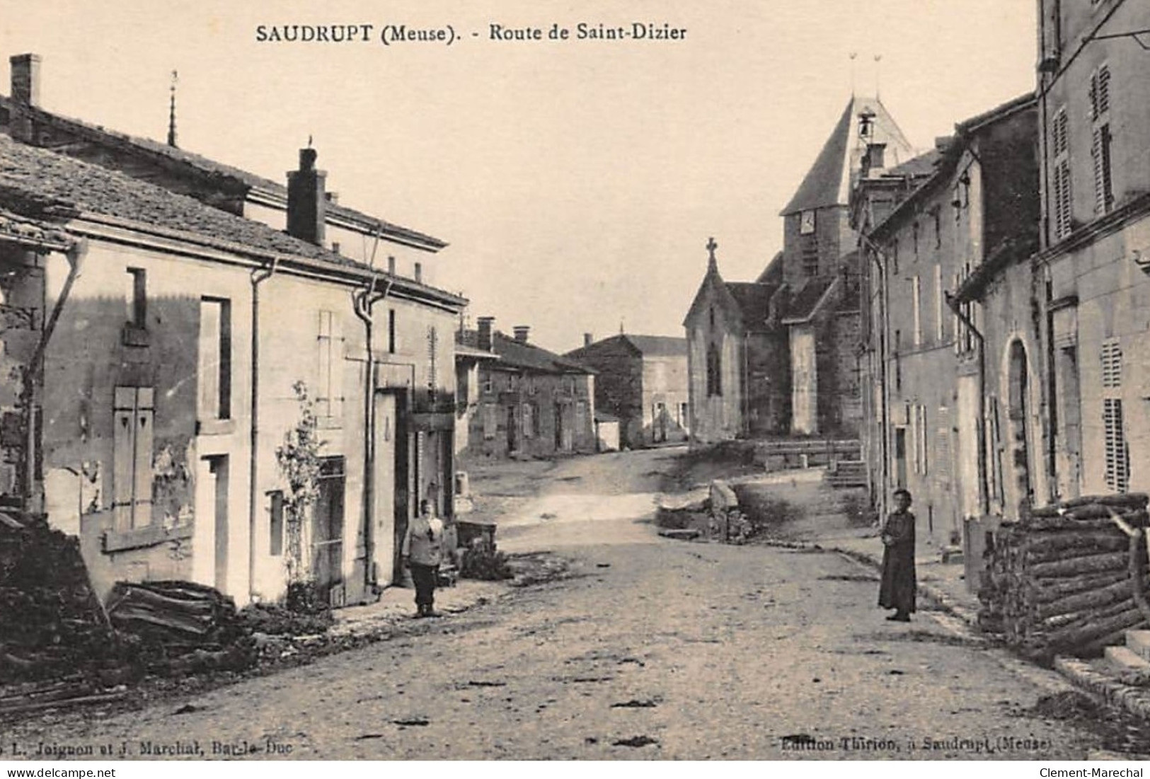 SAUDRUPT : Route De Saint-dizier - Tres Bon Etat - Other & Unclassified