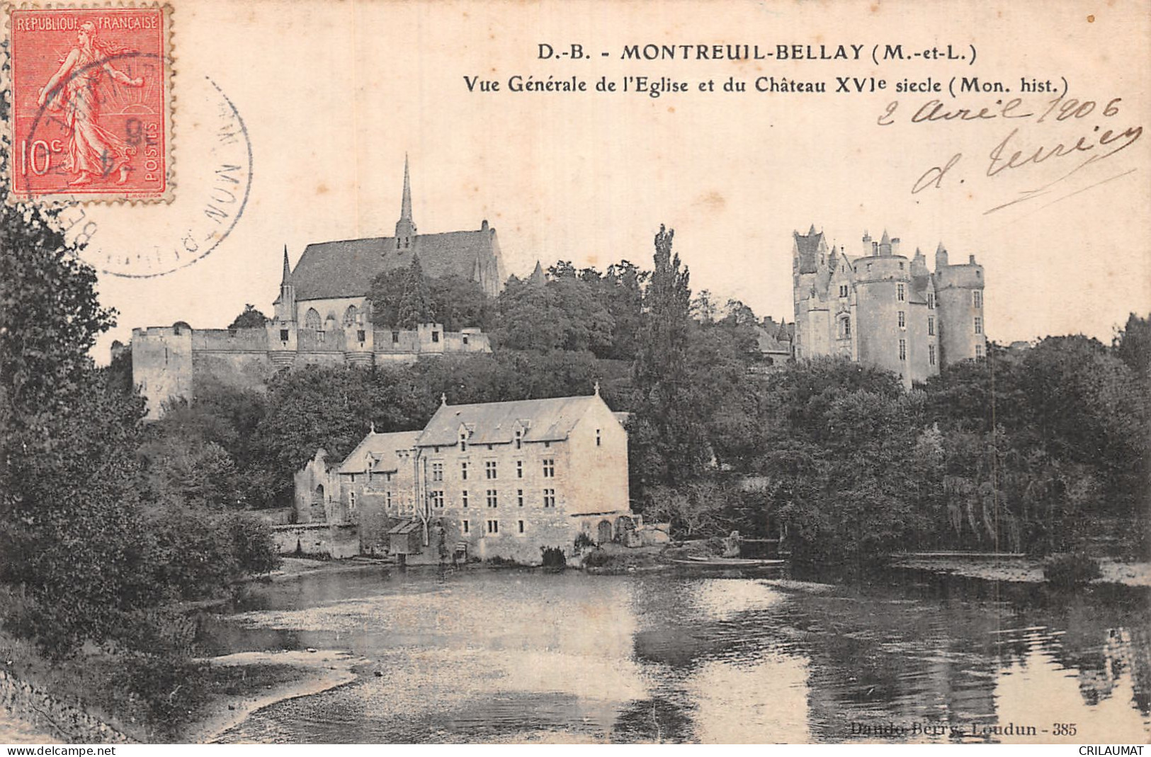 49-MONTREUIL BELLAY-N°5148-A/0057 - Montreuil Bellay