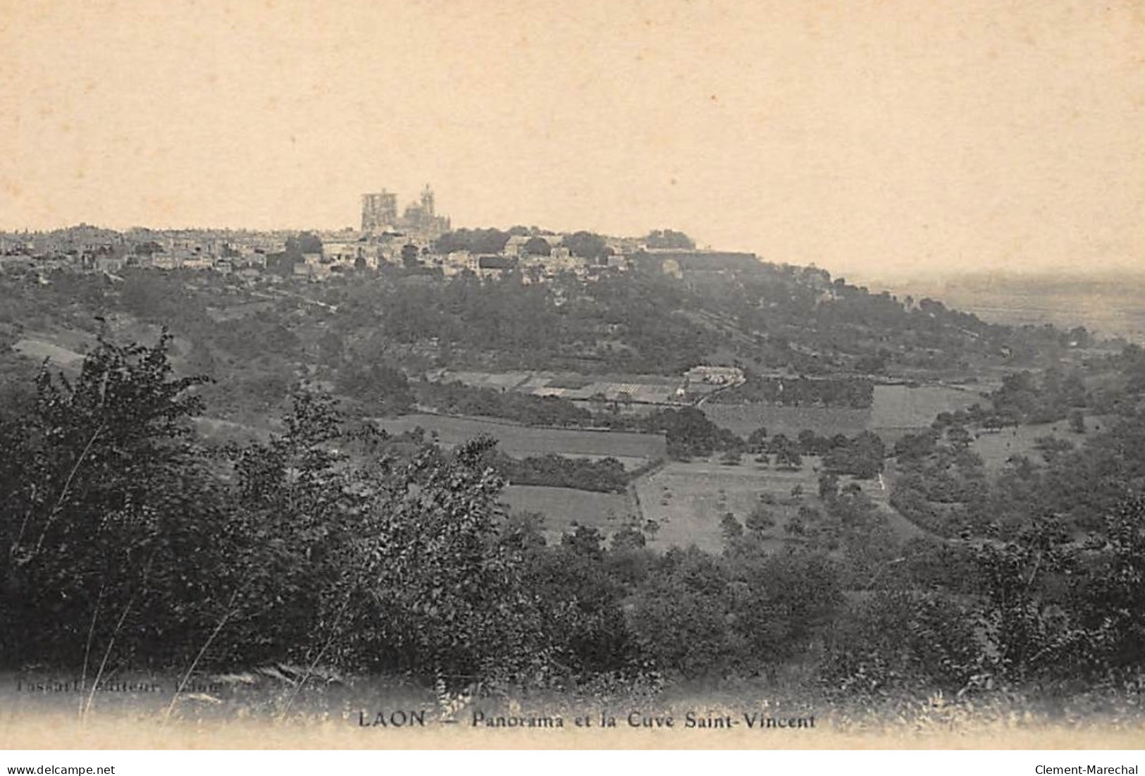 LAON : Panorama Et La Cuve St-vincent - Tres Bon Etat - Laon