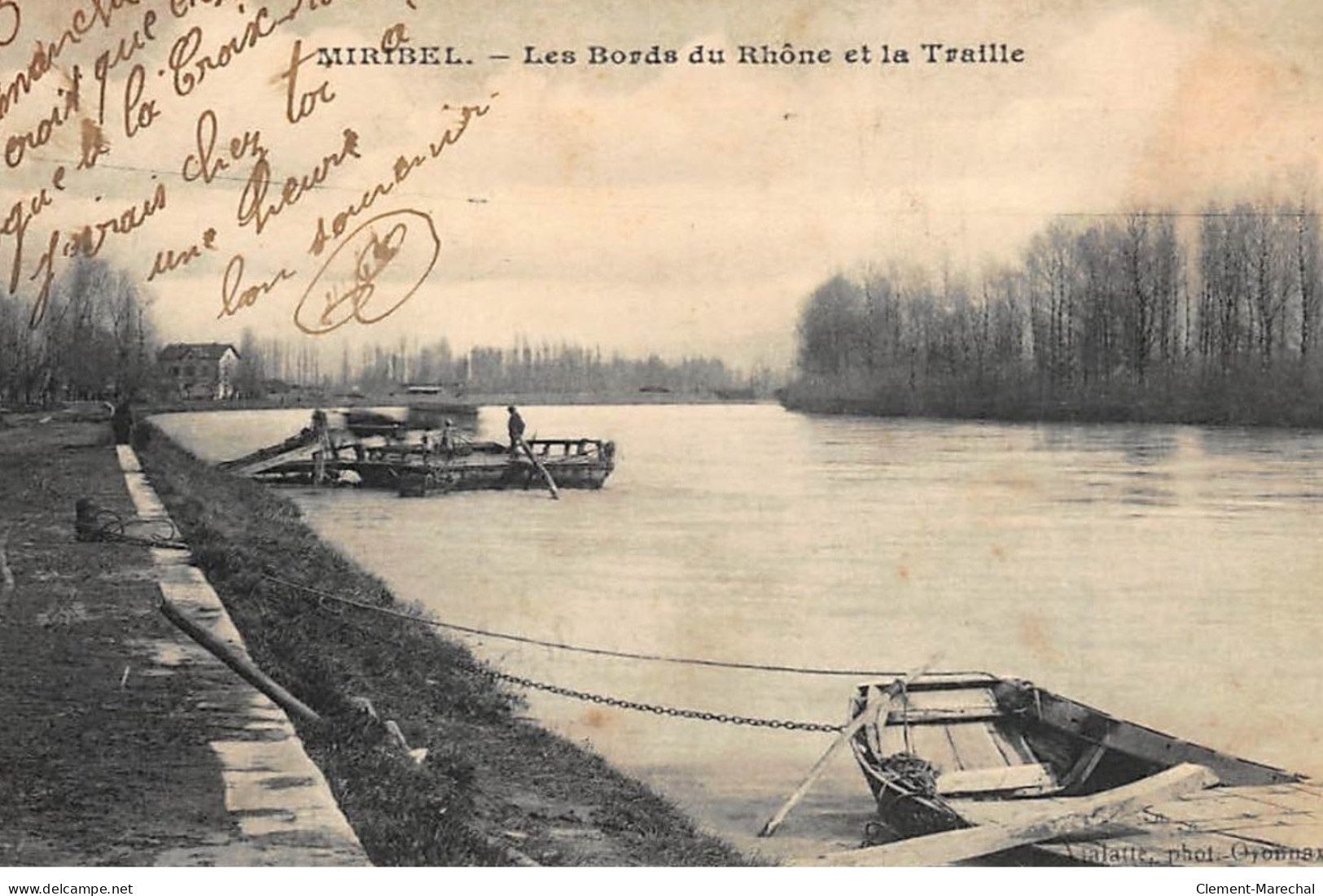 MIRIBEL : Les Bords Du Rhone Et La Traille - Tres Bon Etat - Unclassified