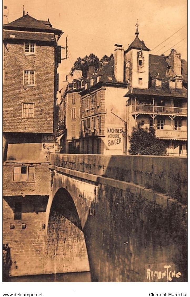 ORLONS-Ste-MARIE : Vieilles Maisons Au Pont Du Gave D'ossau - Tres Bon Etat - Oloron Sainte Marie