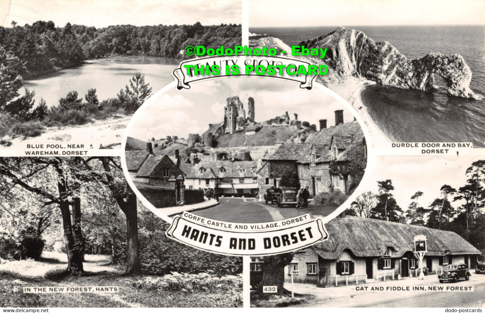 R453125 Beauty Spots Of Hants And Dorset. 432. RP. 1966. Multi View - World