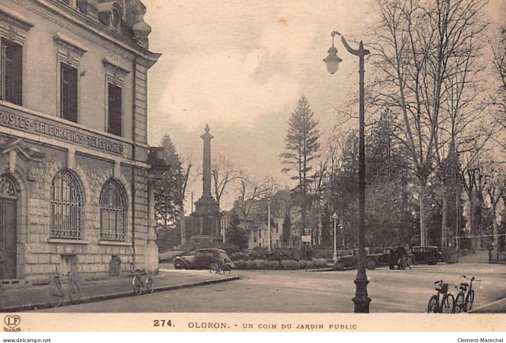 ORLONS-Ste-MARIE : Un Coin Du Jardin Public - Tres Bon Etat - Oloron Sainte Marie