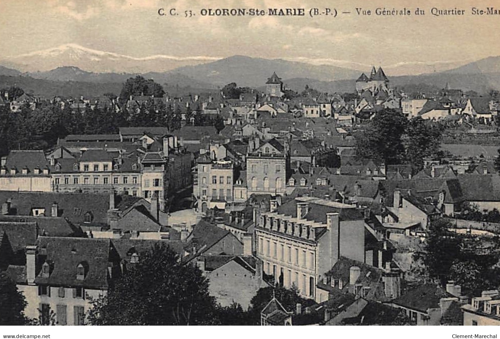 ORLONS-Ste-MARIE : Vue Generale Du Quartier Ste-marie - Tres Bon Etat - Oloron Sainte Marie