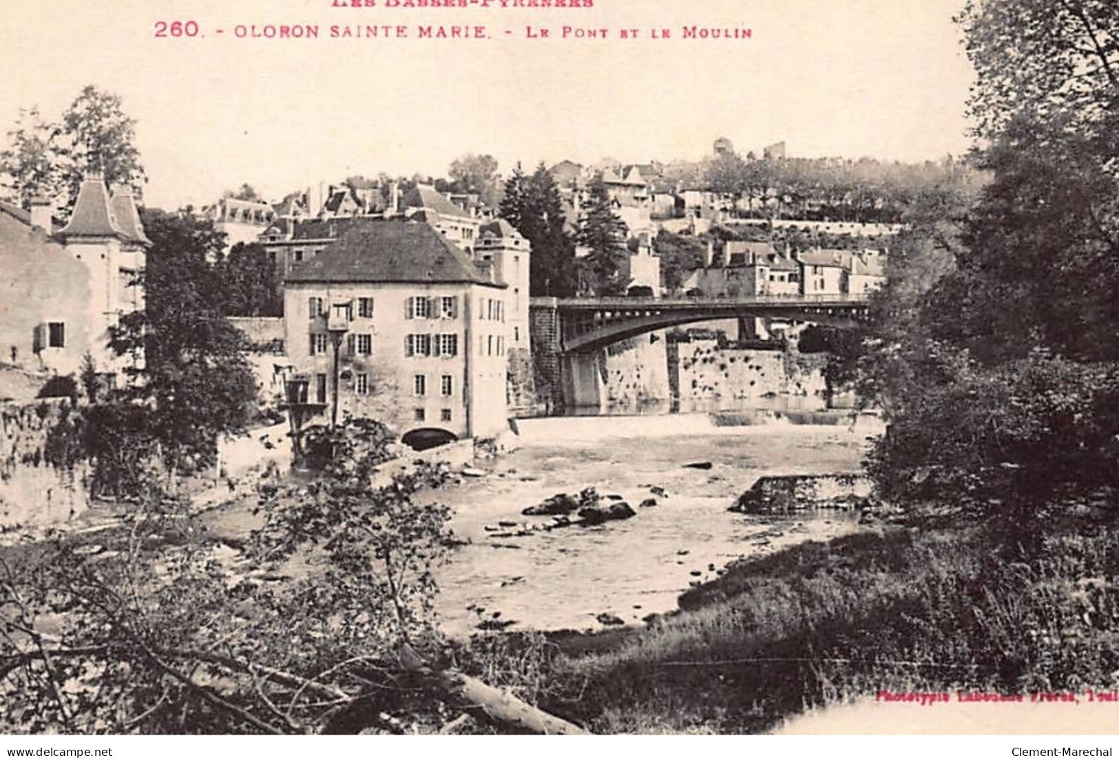 ORLONS-Ste-MARIE : Le Pont Et Le Moulin - Tres Bon Etat - Oloron Sainte Marie