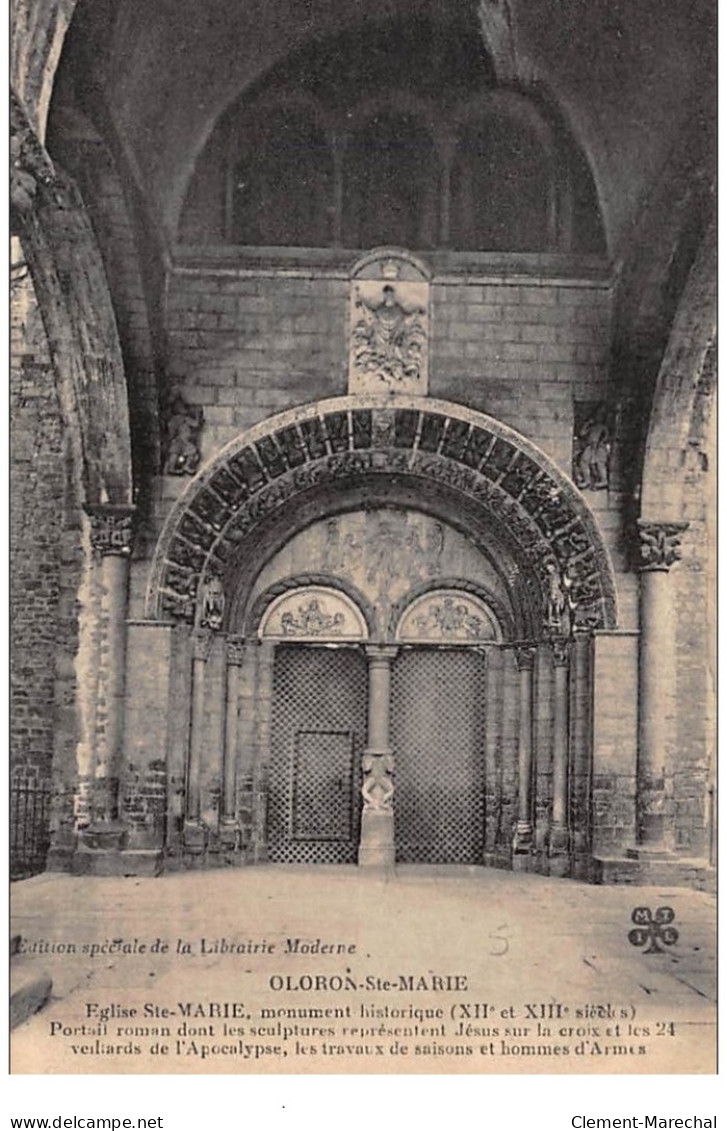 ORLONS-Ste-MARIE : Eglise Ste-marie, Monument Historique XIIe Et XIIIe Siecle - Tres Bon Etat - Oloron Sainte Marie