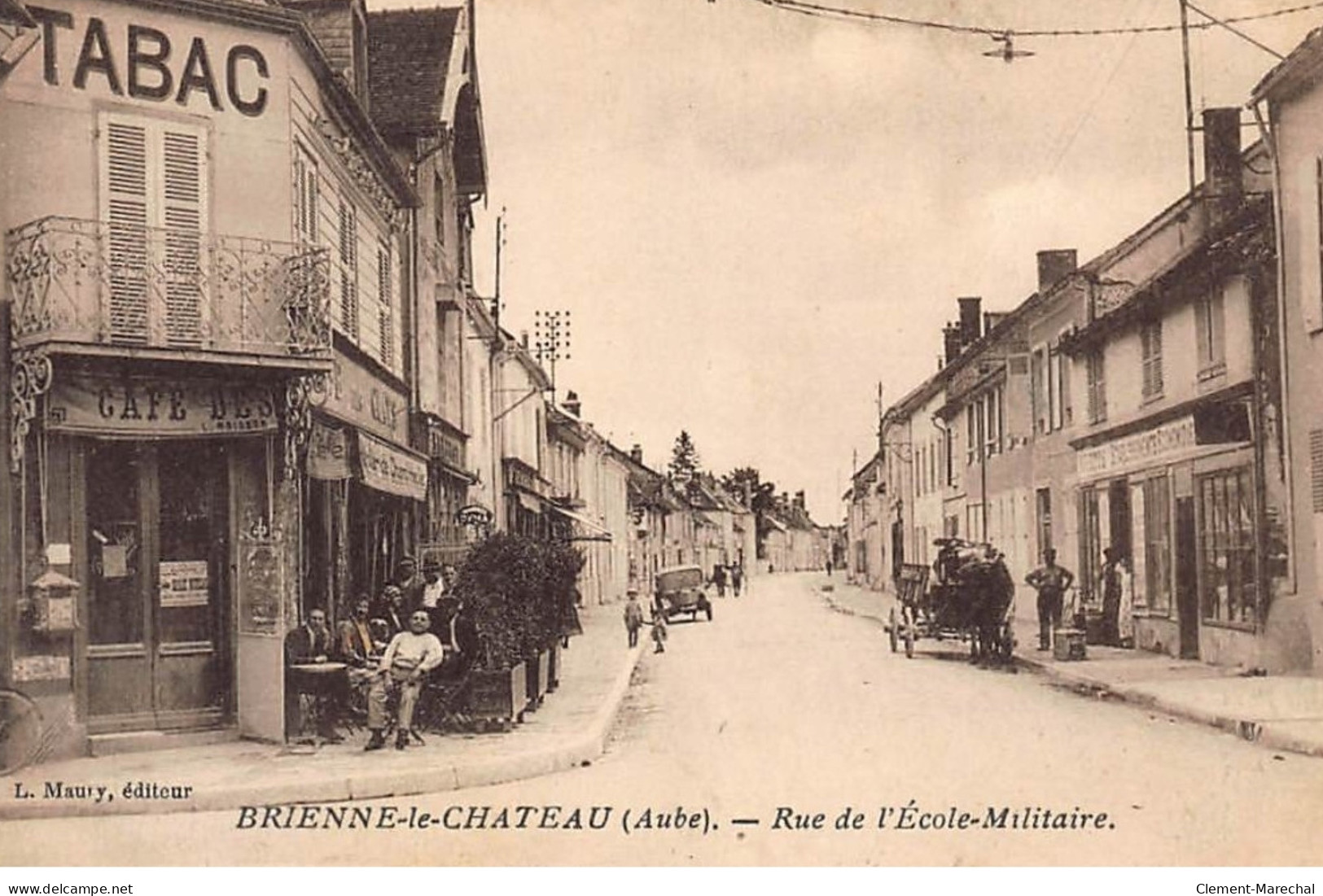 BRIENNE-le-CHATEAU : Rue De L'ecole-militaire - Tres Bon Etat - Sonstige & Ohne Zuordnung