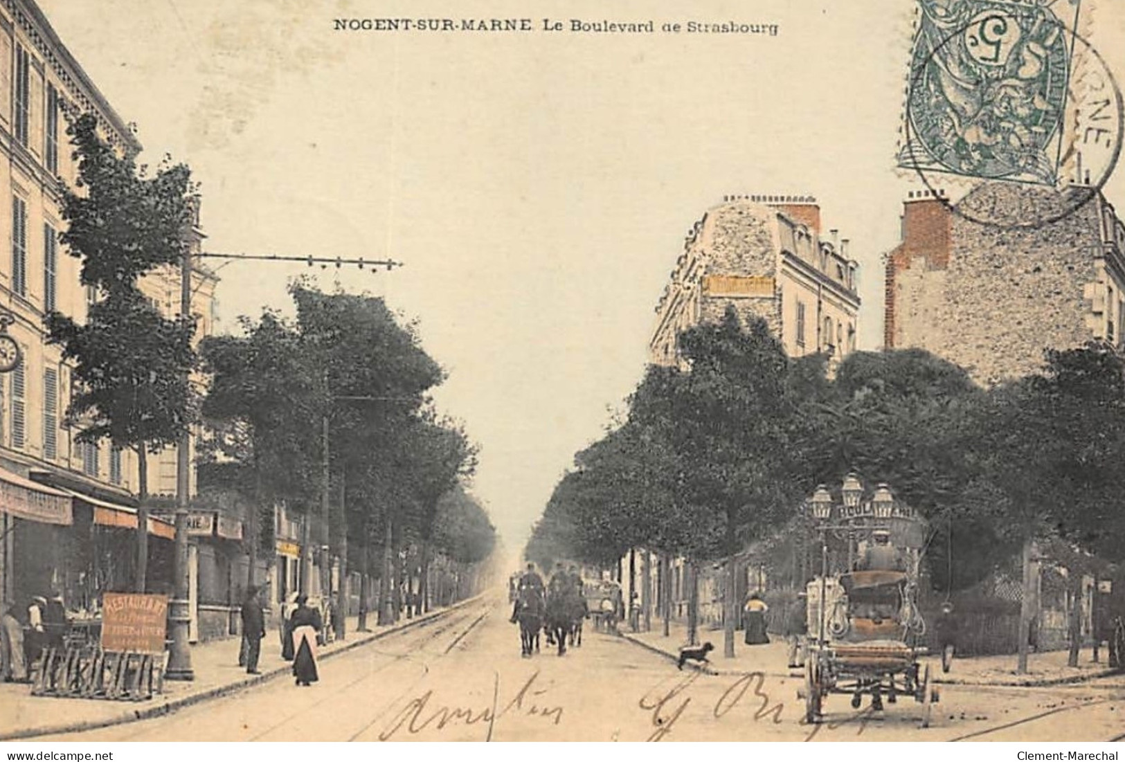 NOGENT-sur-MARNE : Le Boulevard De Strasbourg - Tres Bon Etat - Nogent Sur Marne