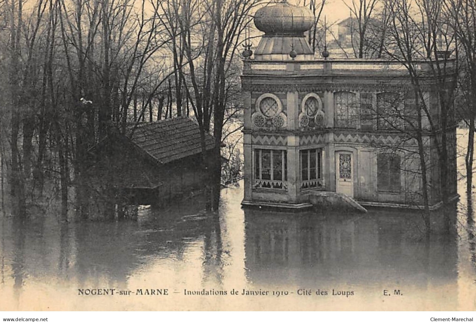 NOGENT-sur-MARNE : Inondations De Janvier 1910, Cité Des Loups - Etat - Nogent Sur Marne