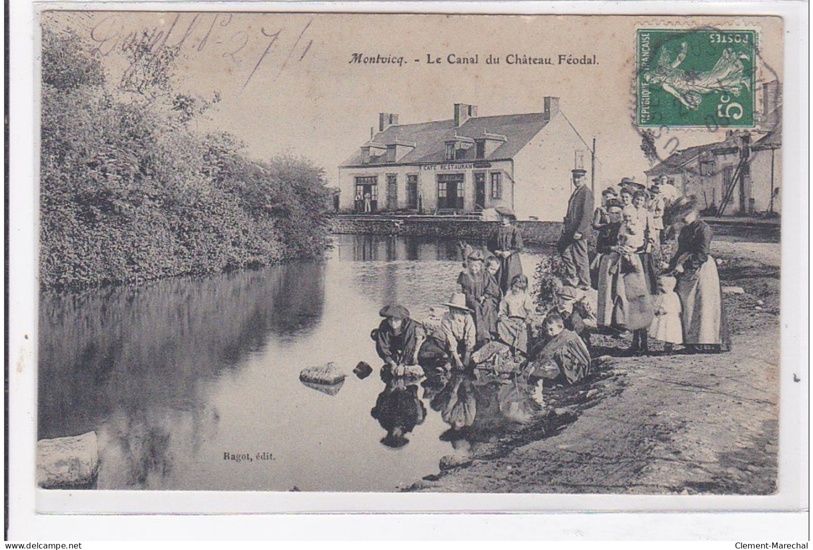 MONTVICQ : Le Canal Du Chateau Feodal - Tres Bon Etat - Autres & Non Classés