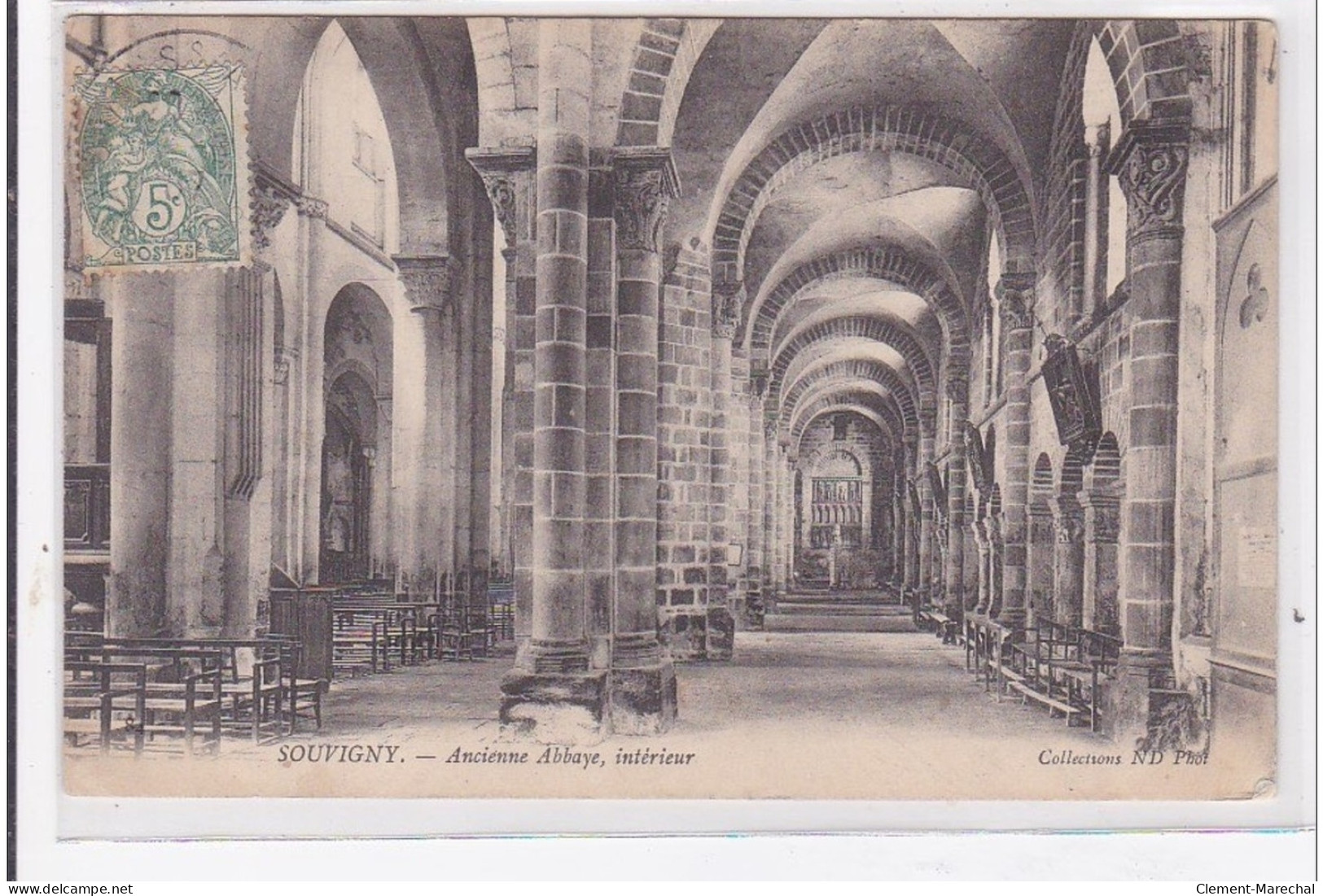 SOUVIGNY : Ancienne Abbaye, Interieur - Etat - Other & Unclassified