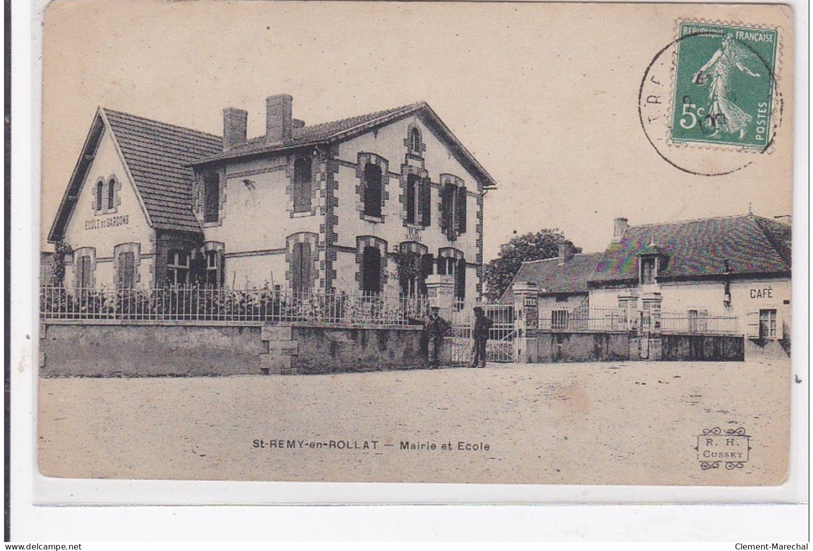 St-REMY-en-ROLLAT : Mairie Et Ecole - Tres Bon Etat - Other & Unclassified
