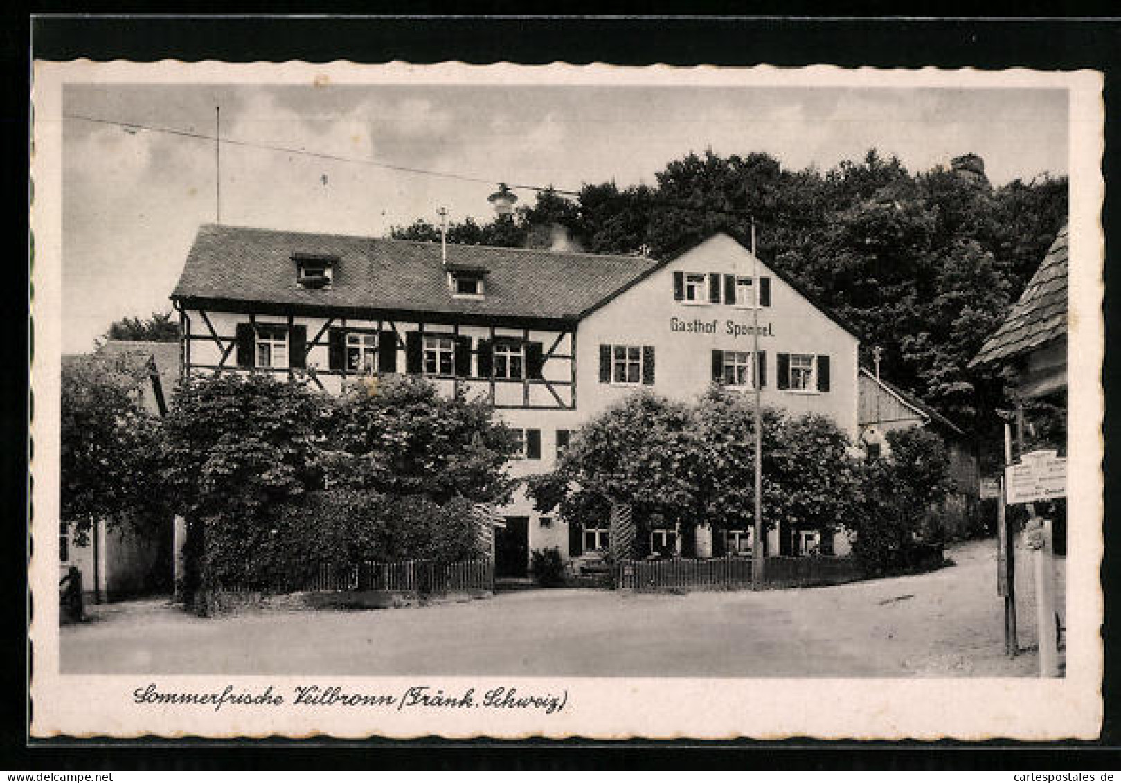 AK Veilbronn /Fränk. Schweiz, Gasthof Sponsel  - Autres & Non Classés